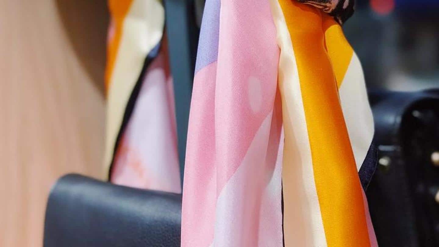 5 chic ways to style a scarf