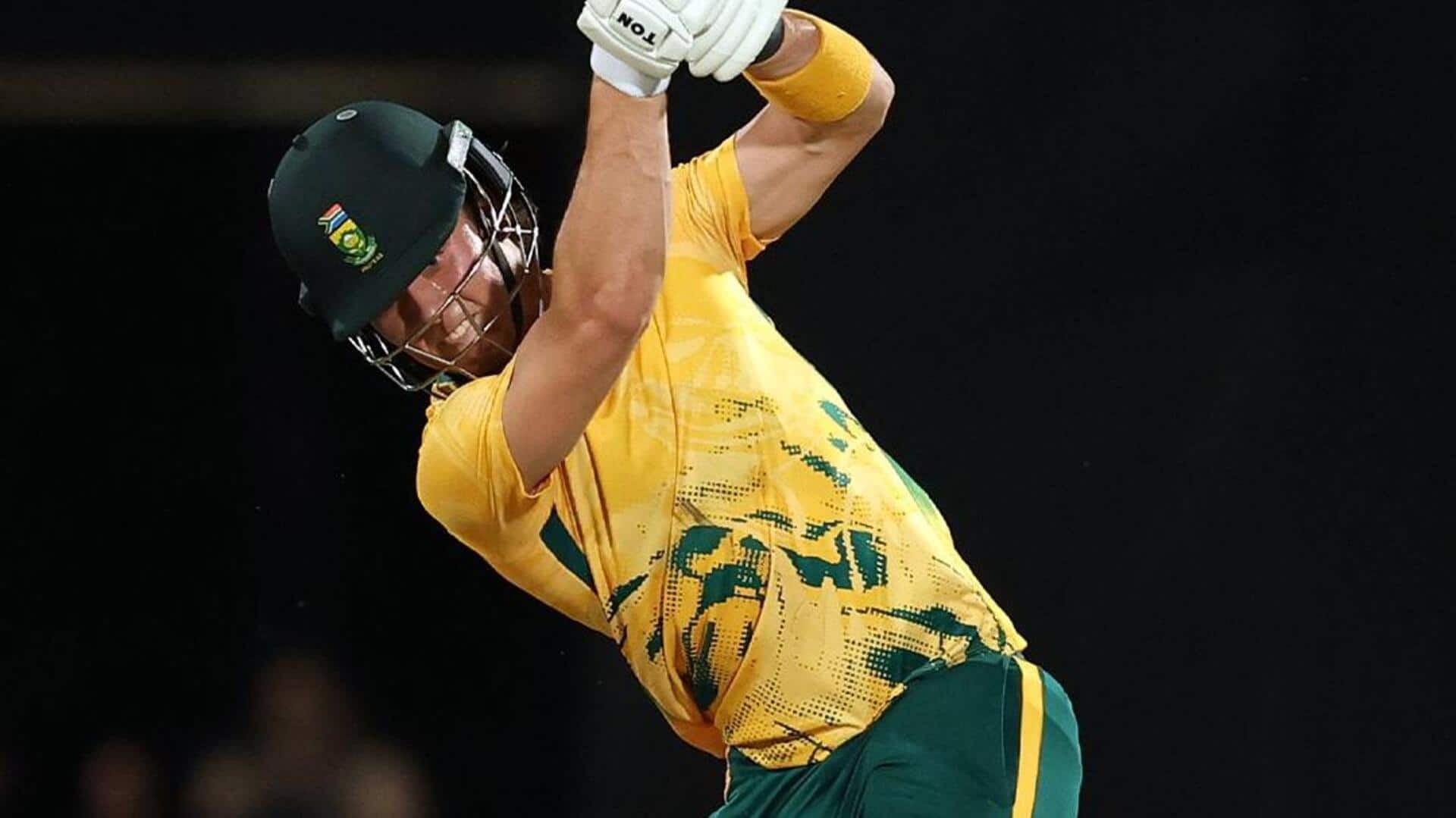 Who owns the fastest T20I ton for South Africa?
