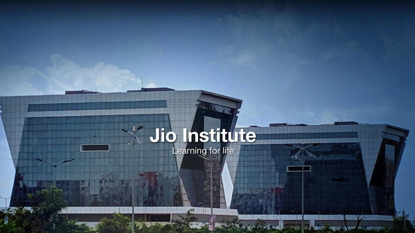 Jio Institute's session will commence this year Jio Institute's session will commence this year