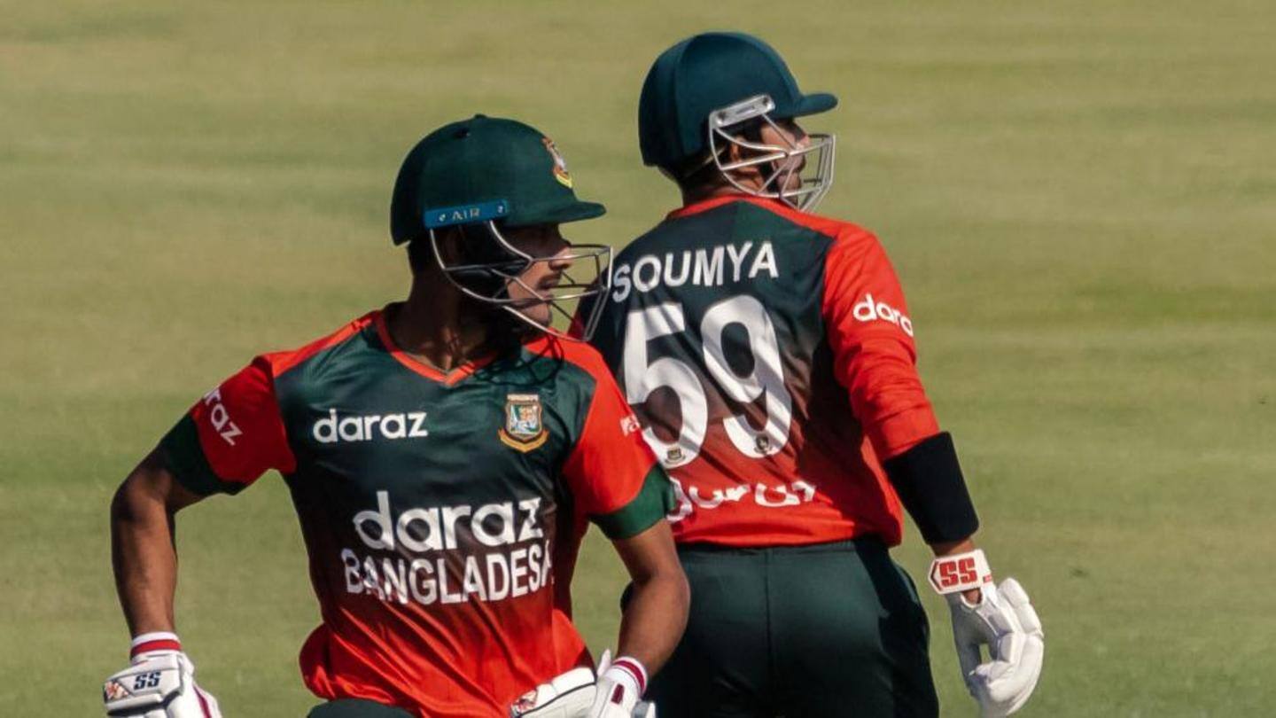 Soumya Sarkar gets past 1,000 T20I runs Soumya Sarkar gets past 1,000 T20I runs