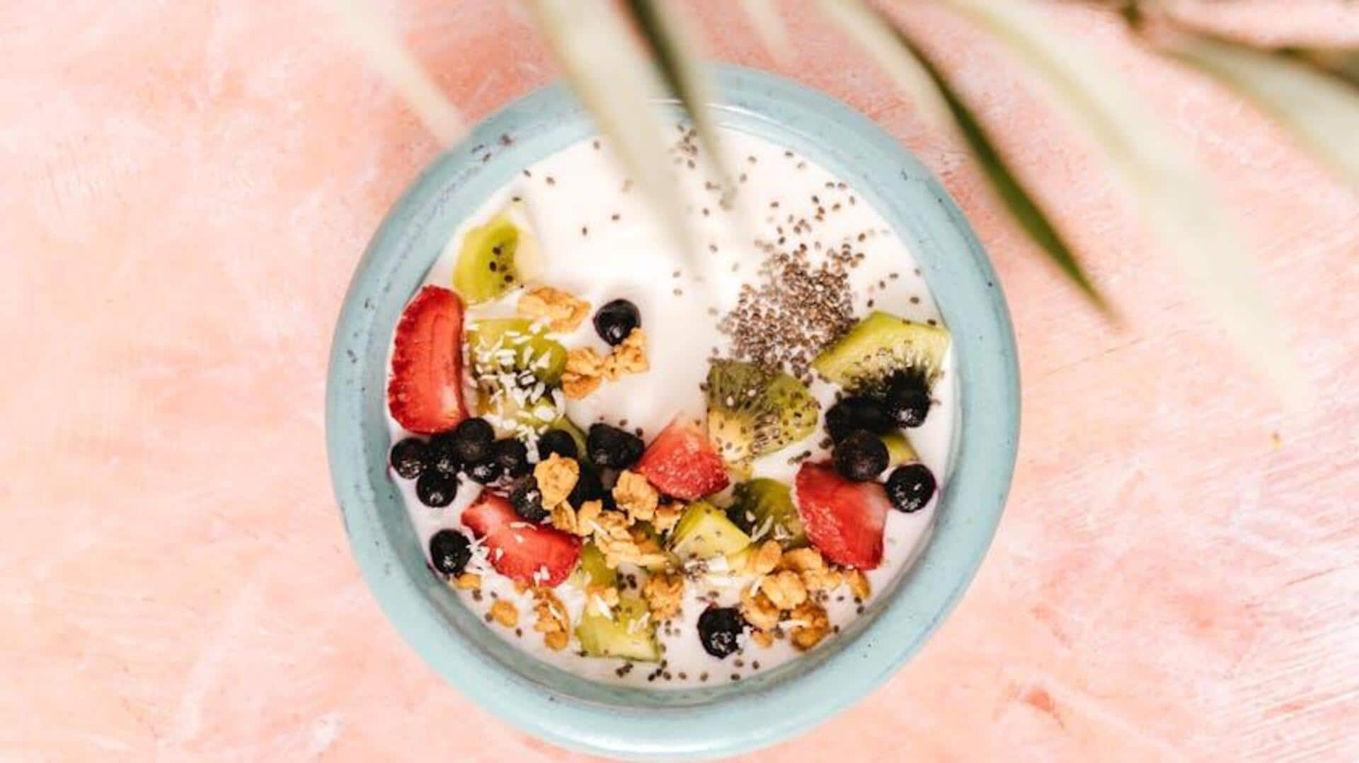 Take a look at the wonders of probiotic-rich vegan yogurt