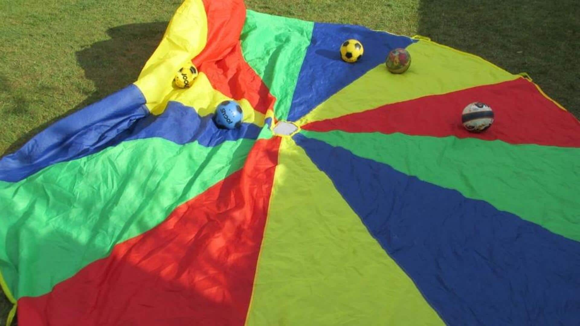 Parachute games: Fun way to teach kids teamwork and fitness