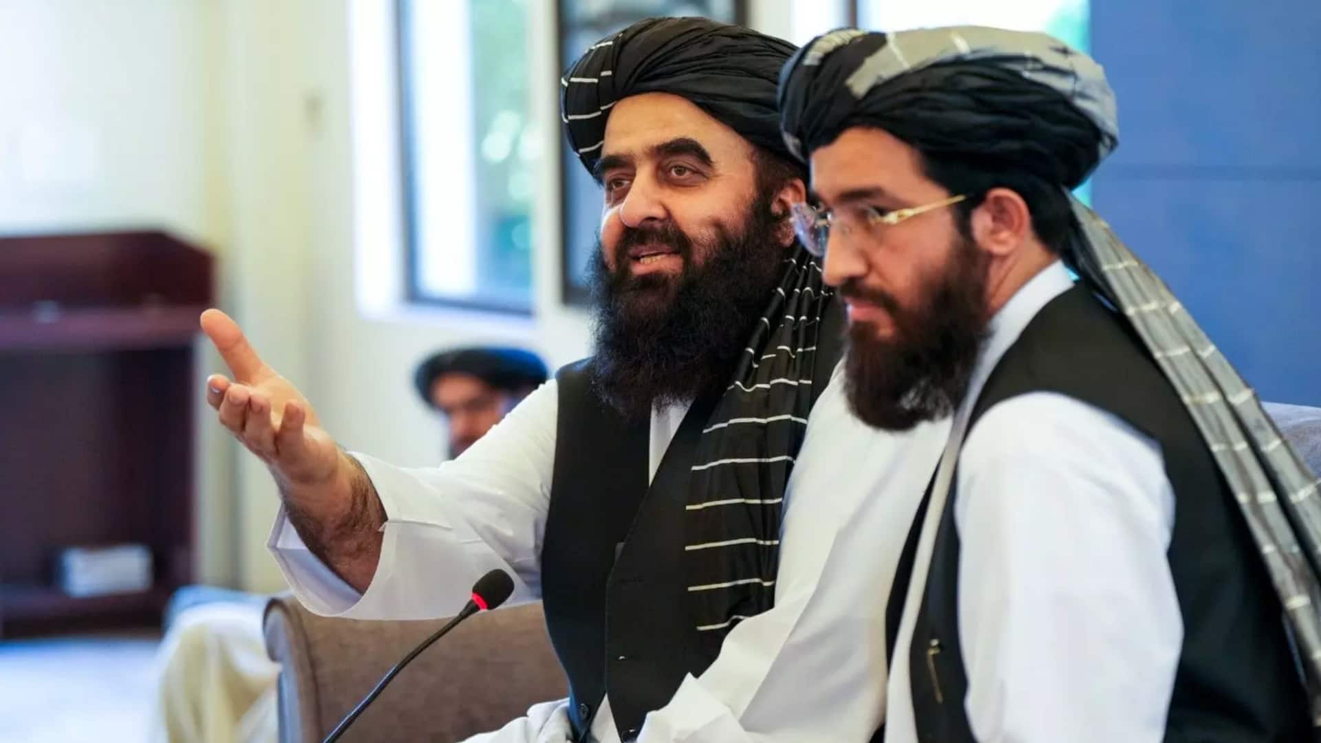 Afghan minister holds second presser in India, invites women journalists