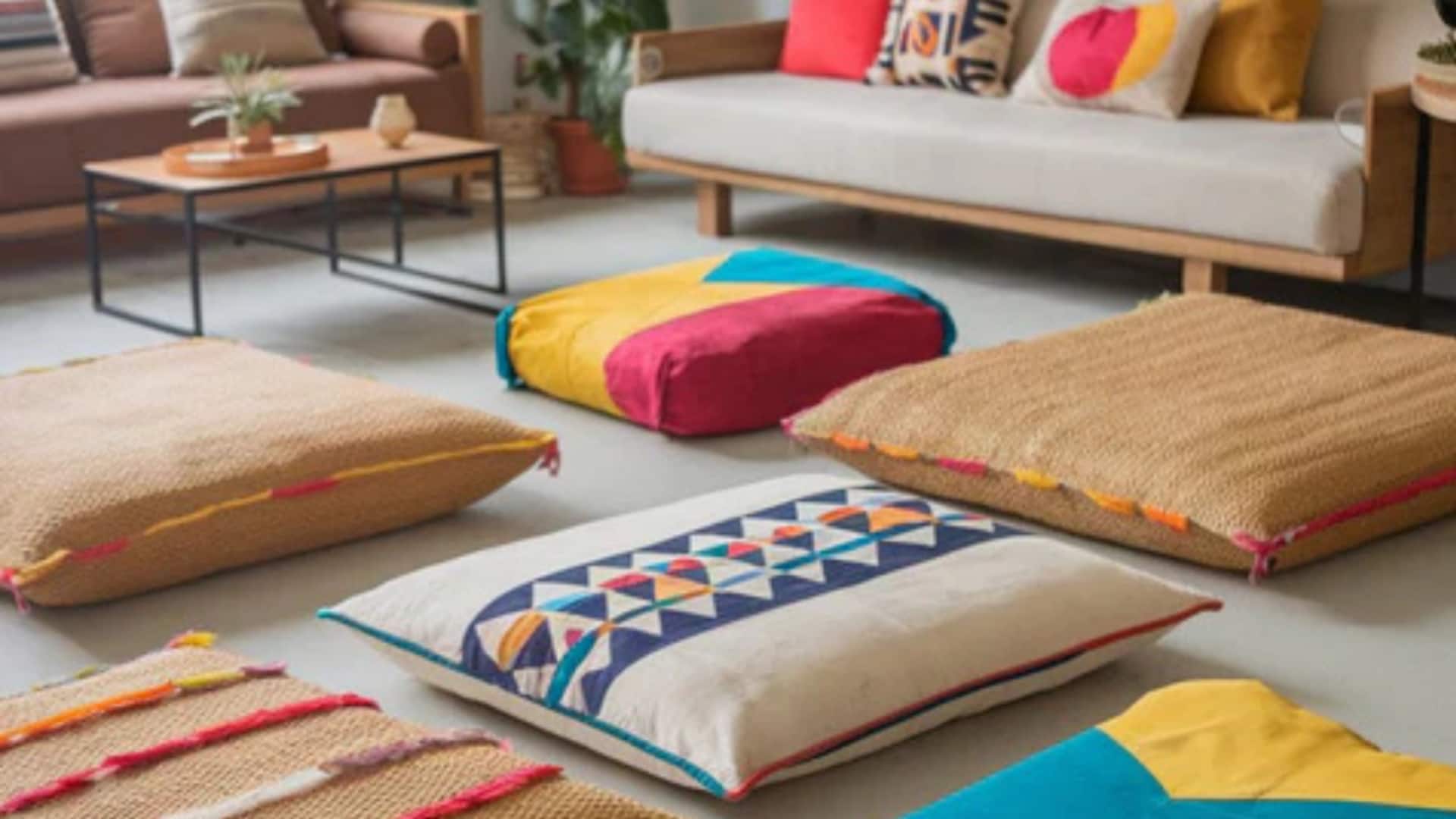 How floor cushions can elevate your living room