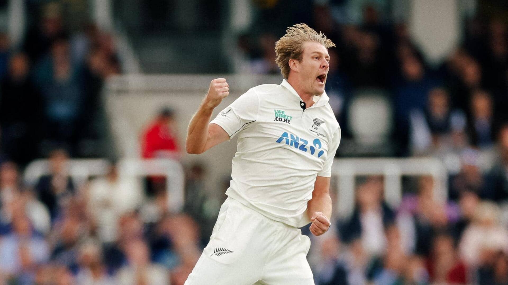 Kyle Jamieson floors England with fifer in Lord's Test: Stats
