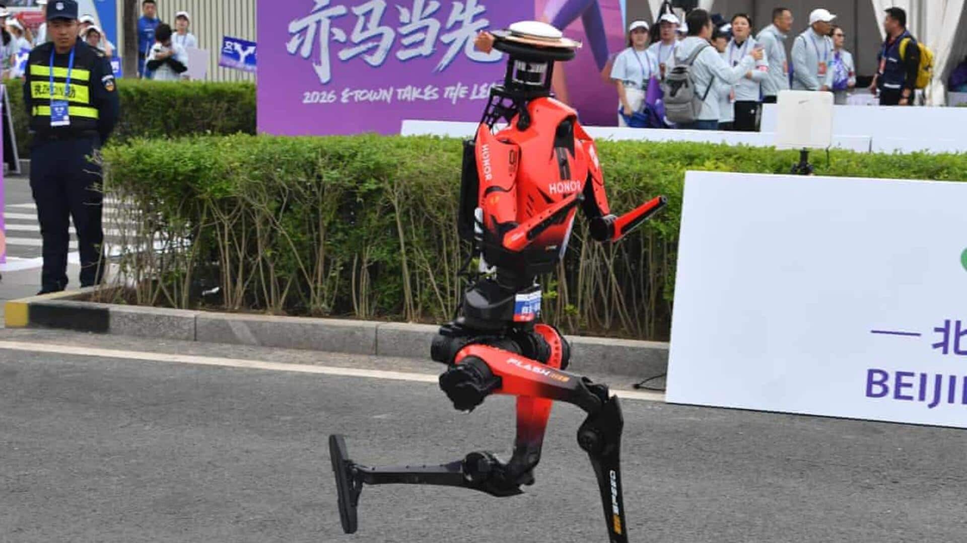 This Chinese humanoid robot is faster than Usain Bolt