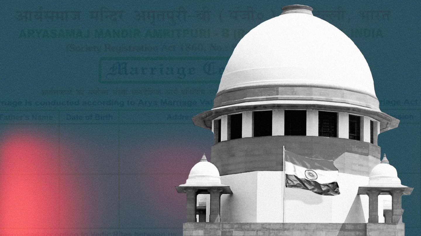 Arya Samaj has no business to issue marriage certificates: SC