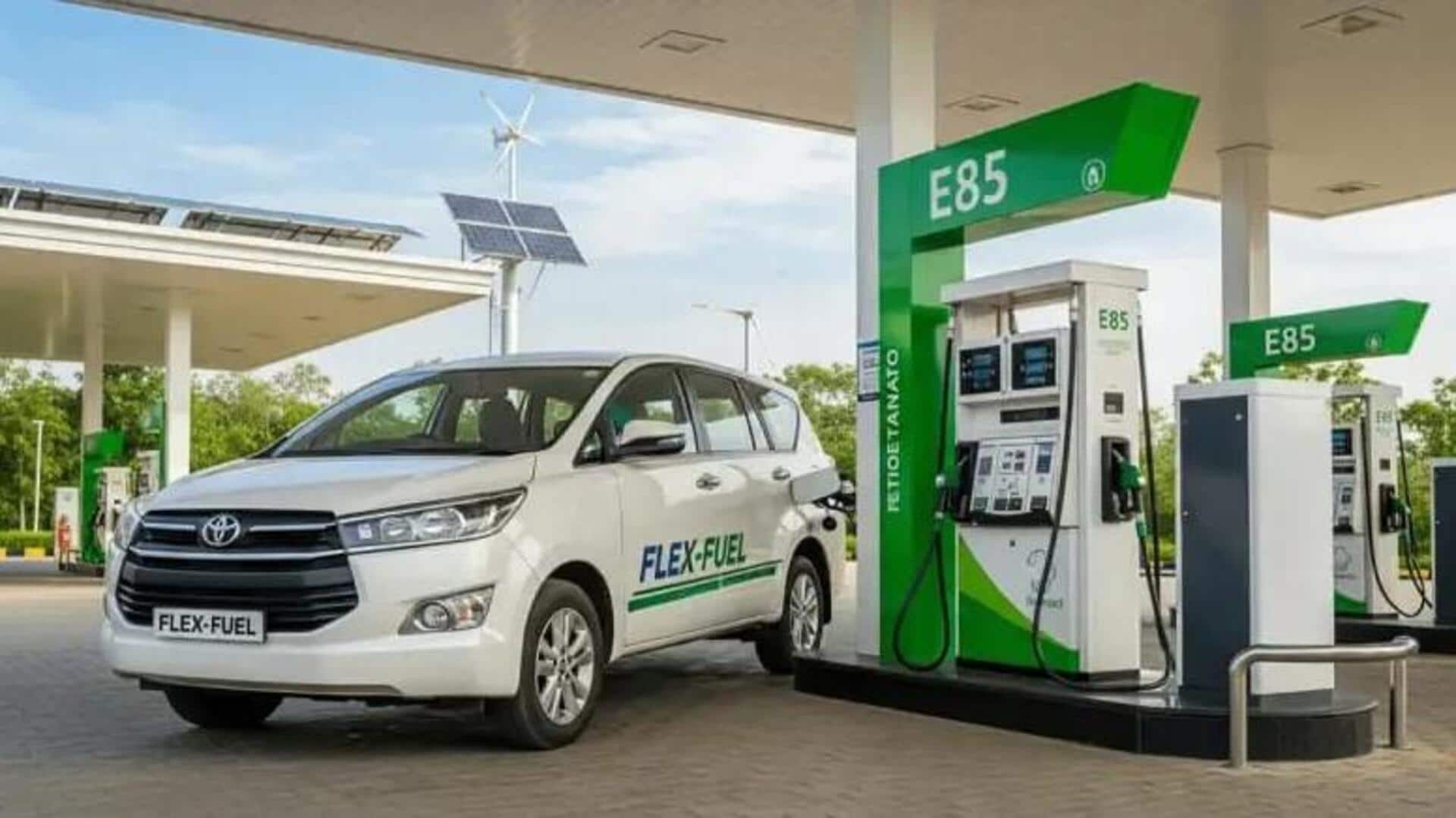 Why Modi government plans to promote flex-fuel vehicles in India