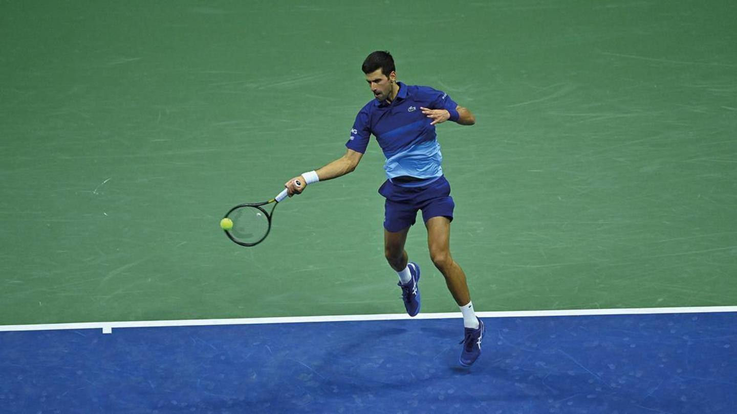 Djokovic has a 27-0 win-loss record at Slams this year Djokovic has a 27-0 win-loss record at Slams this year