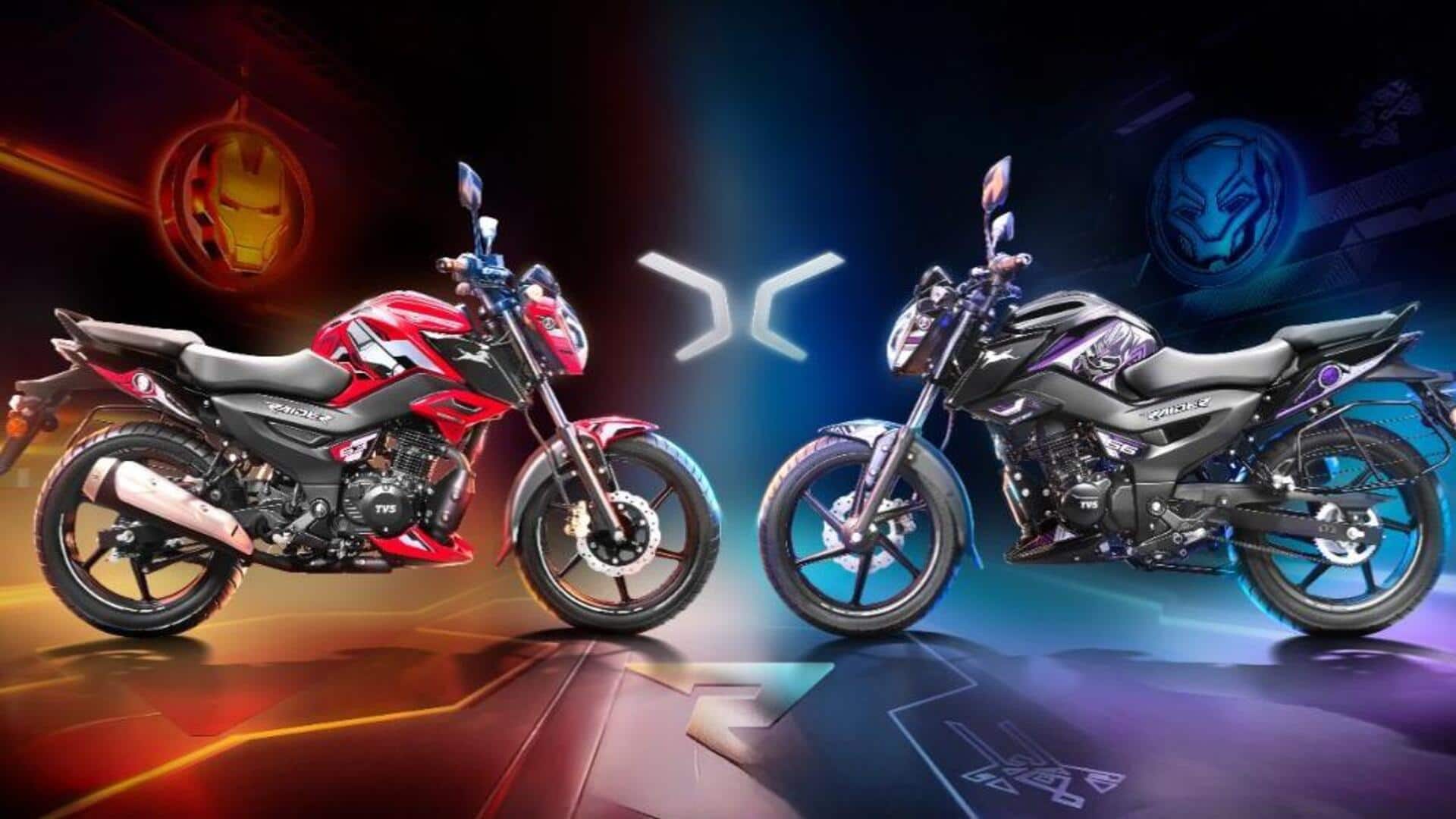 TVS Raider 125's Black Panther, Iron Man variants launched