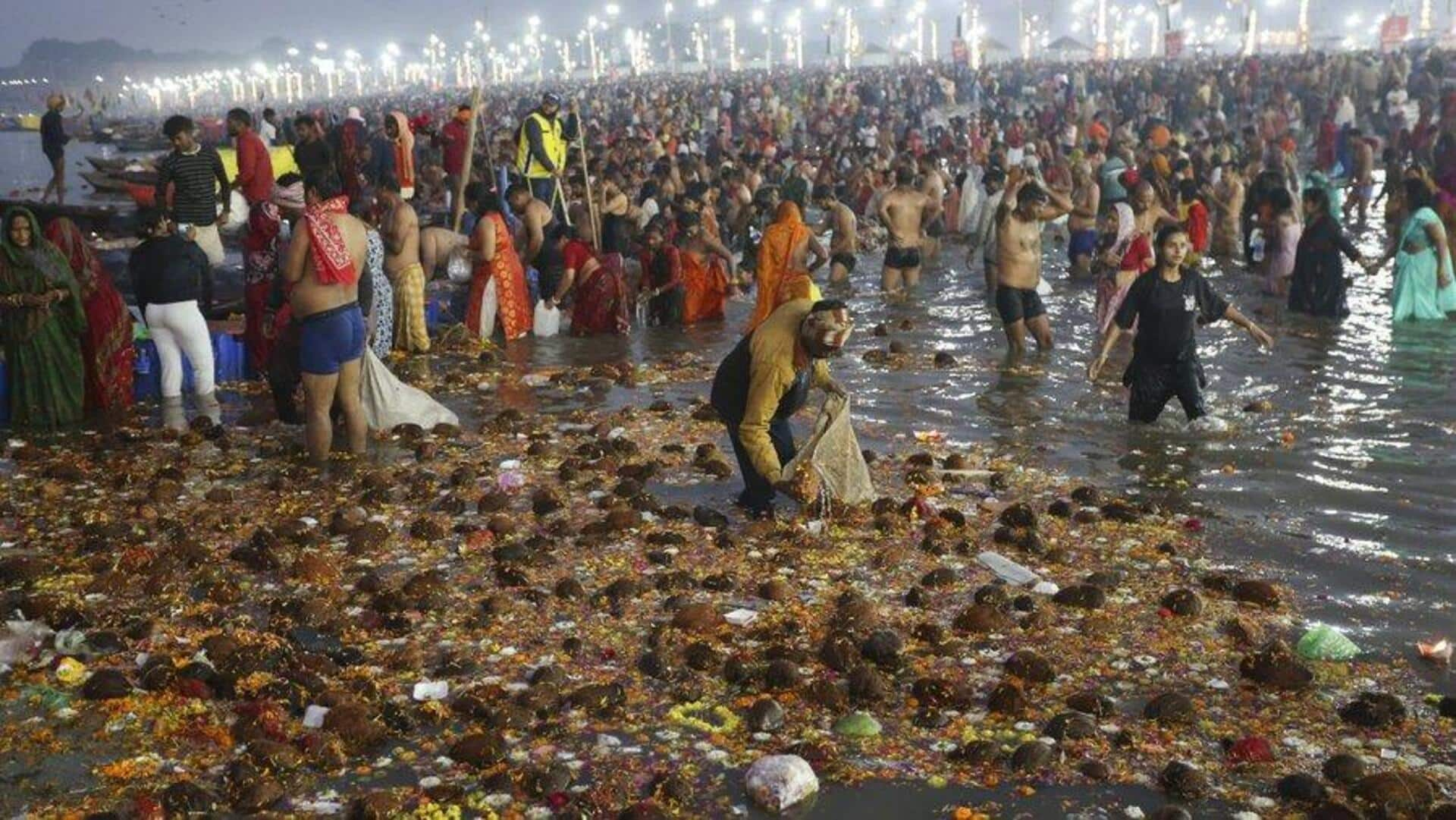 How hazardous is fecal bacteria-infested Sangam water where devotees bathe