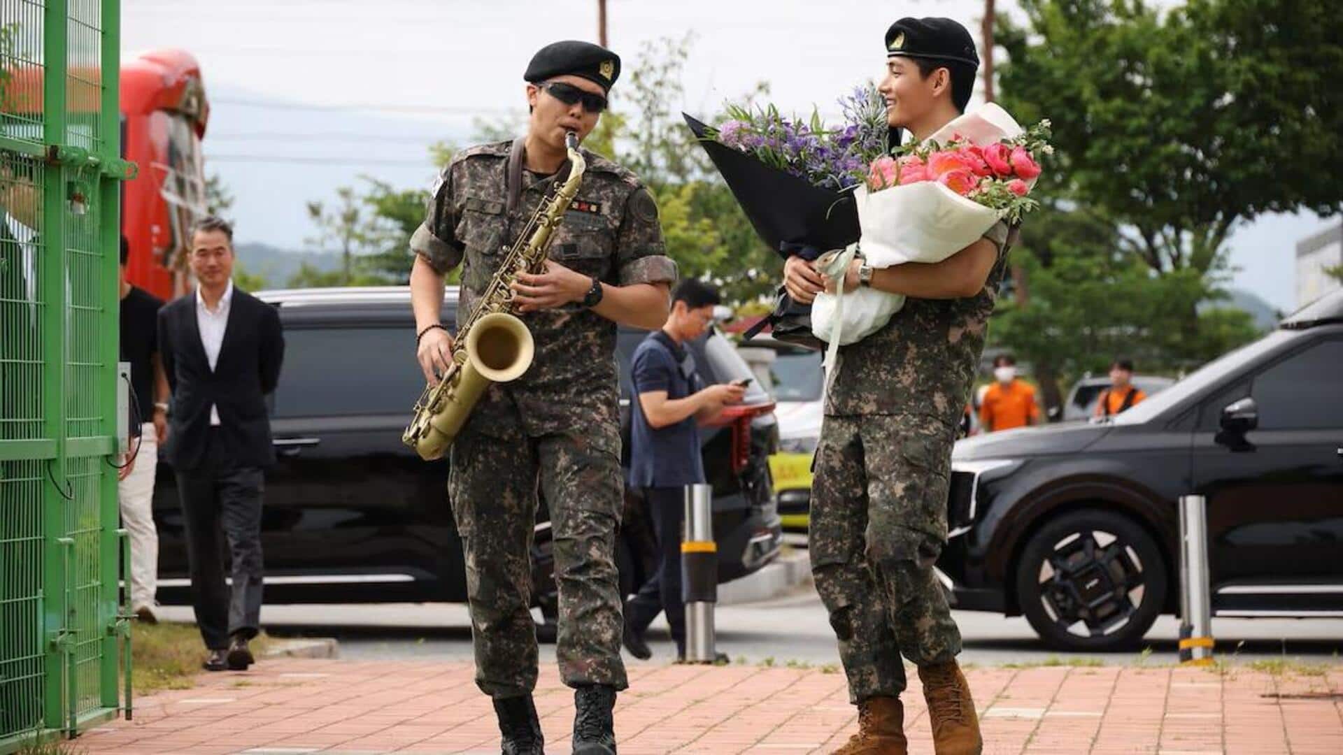 BTS's RM, V complete military service, promise stage return BTS's RM, V complete military service, promise stage return