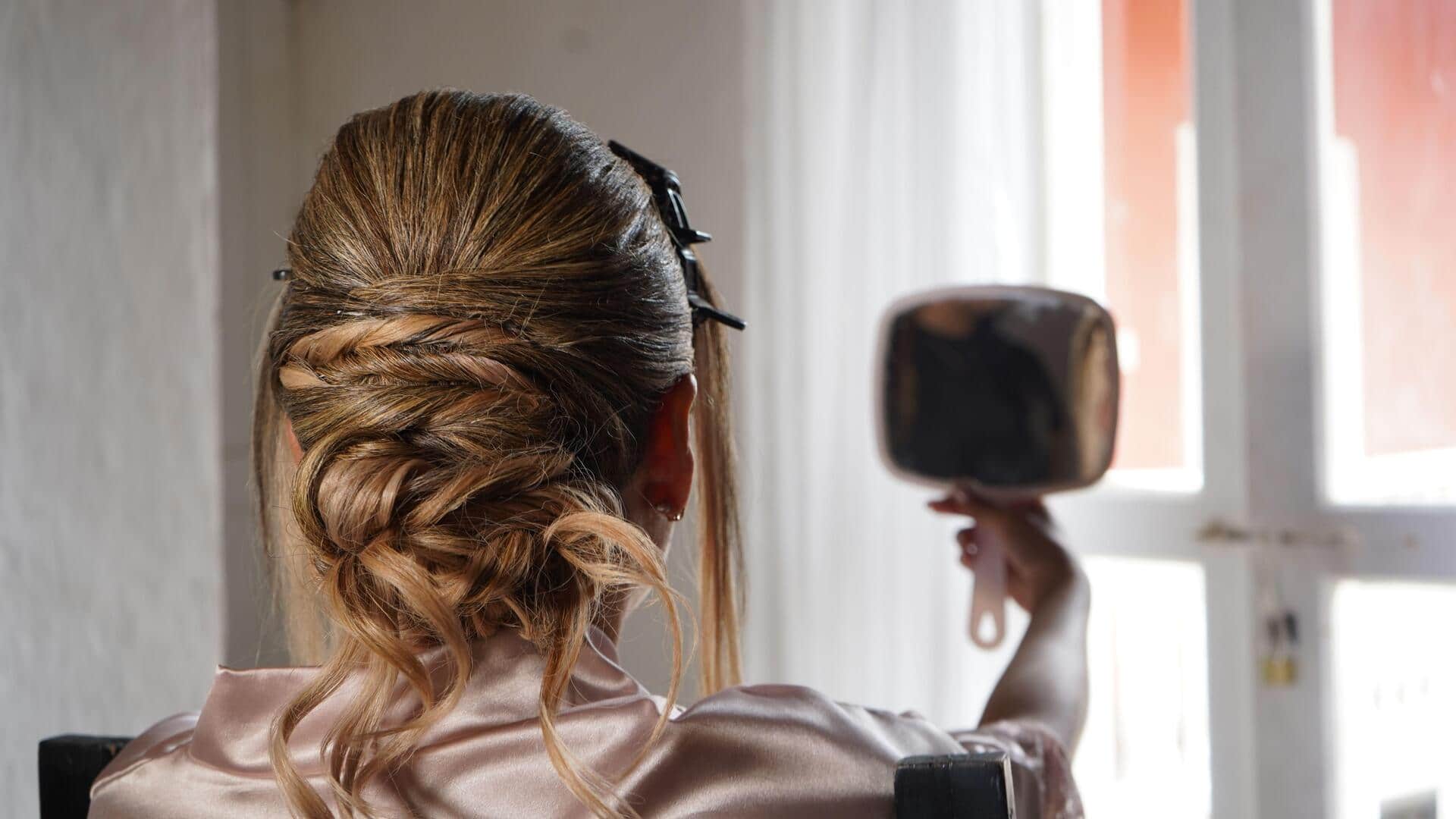 Easy braided topknots for a stylish summer look