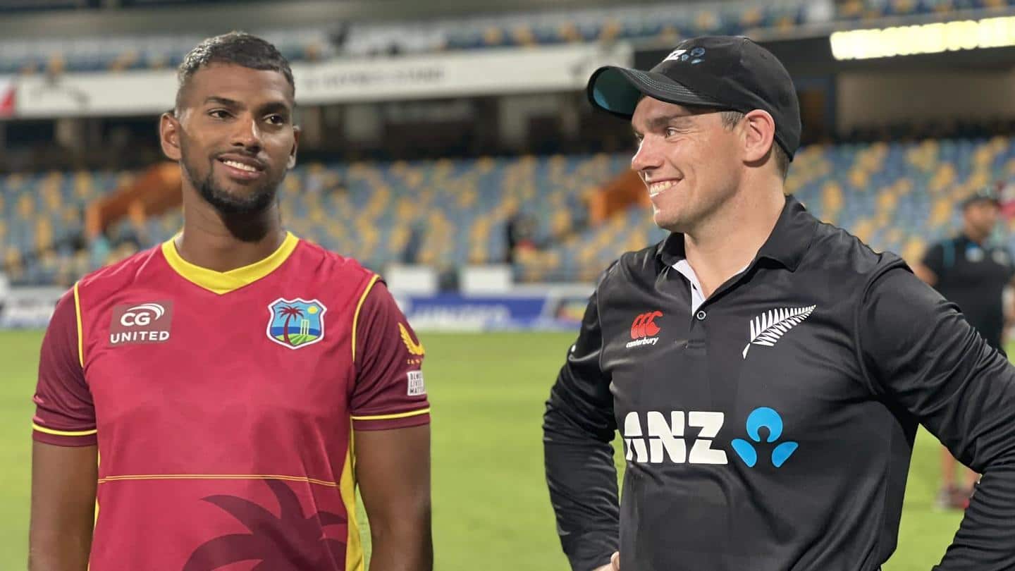 New Zealand beat West Indies, level series 1-1: Key stats