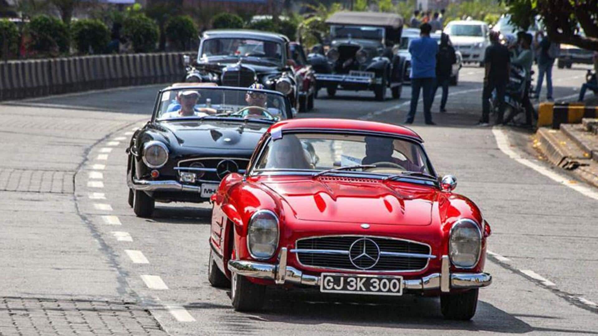 Mercedes-Benz Classic Car Rally commemorates 10th anniversary in India
