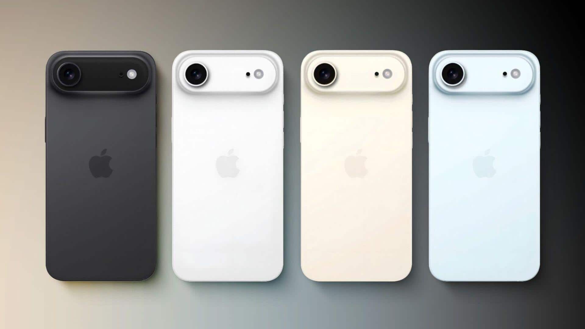 iPhone 17 Air to arrive in these 4 color options iPhone 17 Air to arrive in these 4 color options