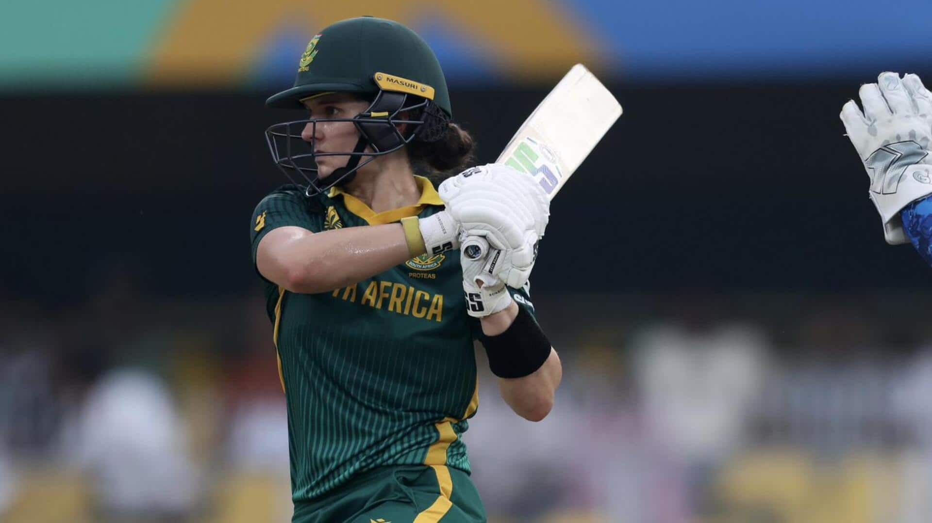 Laura Wolvaardt hammers her maiden Women's World Cup hundred: Stats Laura Wolvaardt hammers her maiden Women's World Cup hundred: Stats