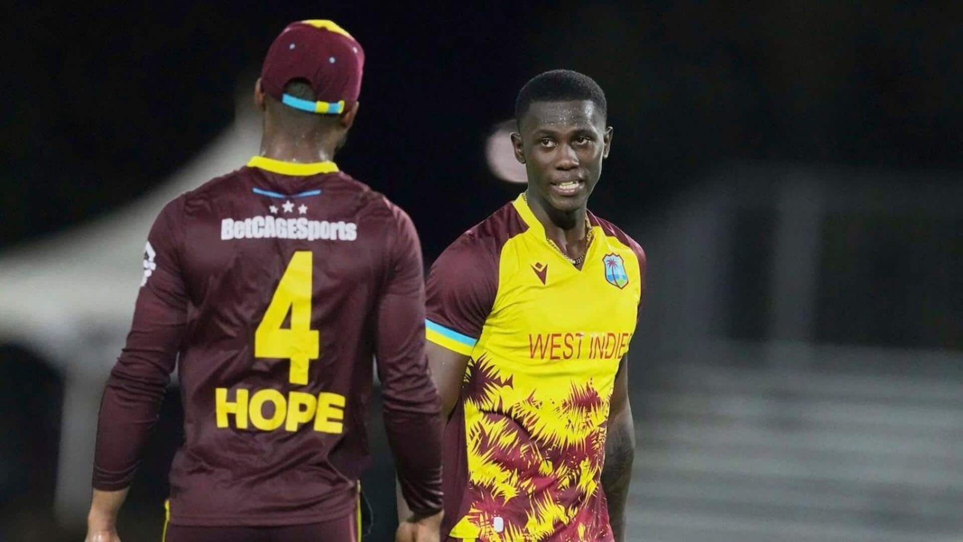 WI's T20 World Cup squad: Shamar Joseph, Quentin Sampson included