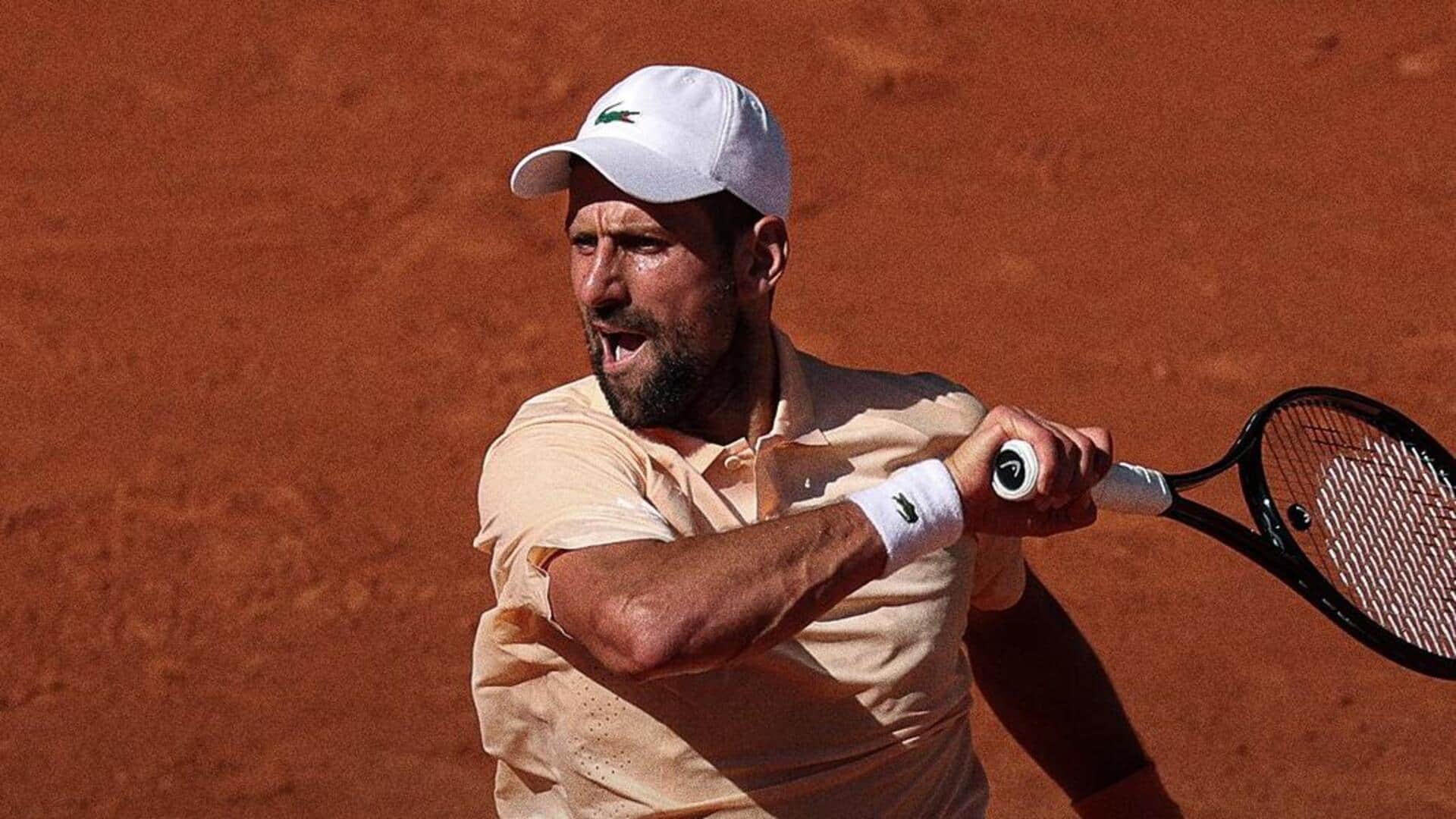 French Open: Novak Djokovic overcomes Valentin Royer, reaches 3rd round