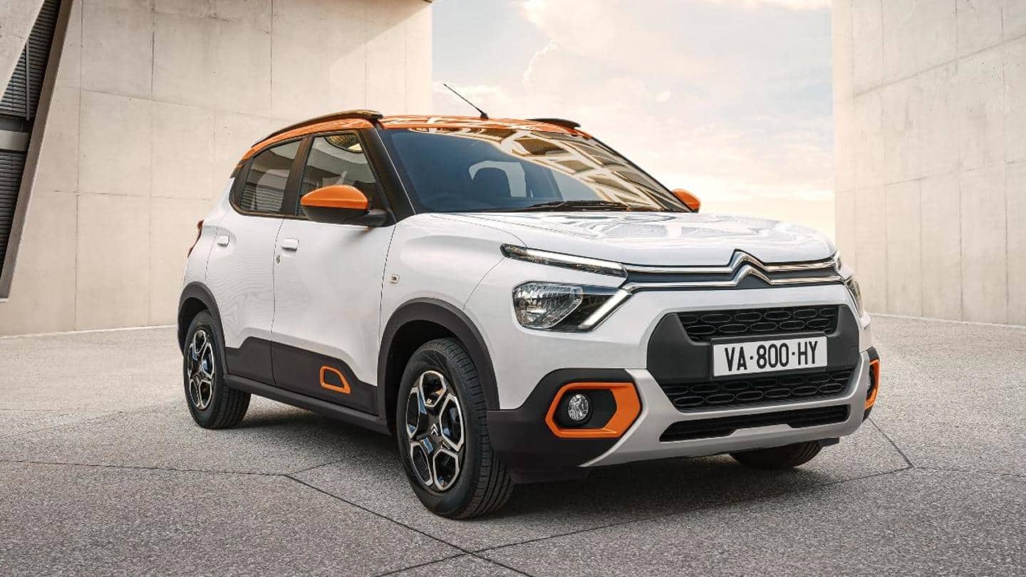 Citroen C3 hatchback will arrive in India in two variants
