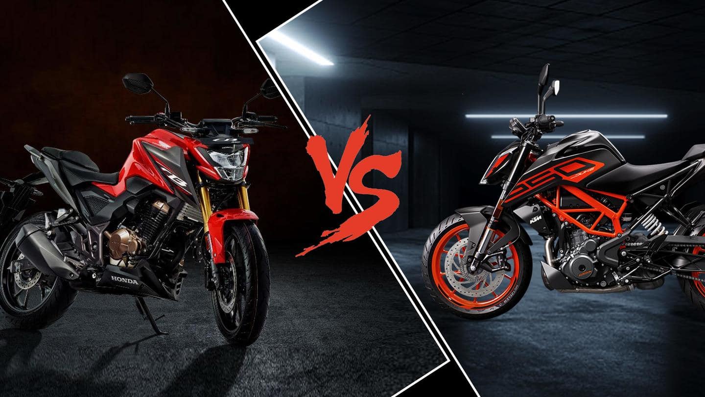 Honda CB300F v/s KTM 250 Duke: Which one is better?