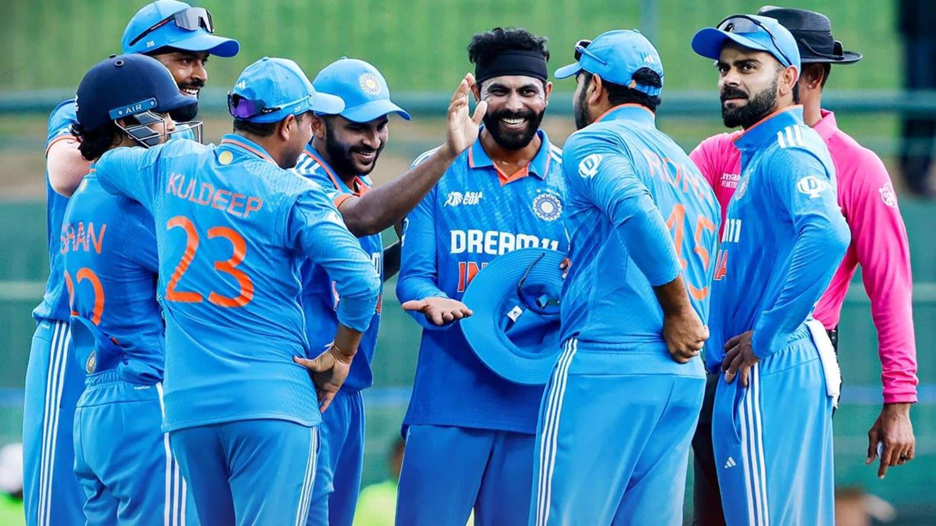 Ravindra Jadeja becomes India's joint-highest wicket-taker in ODI Asia Cup
