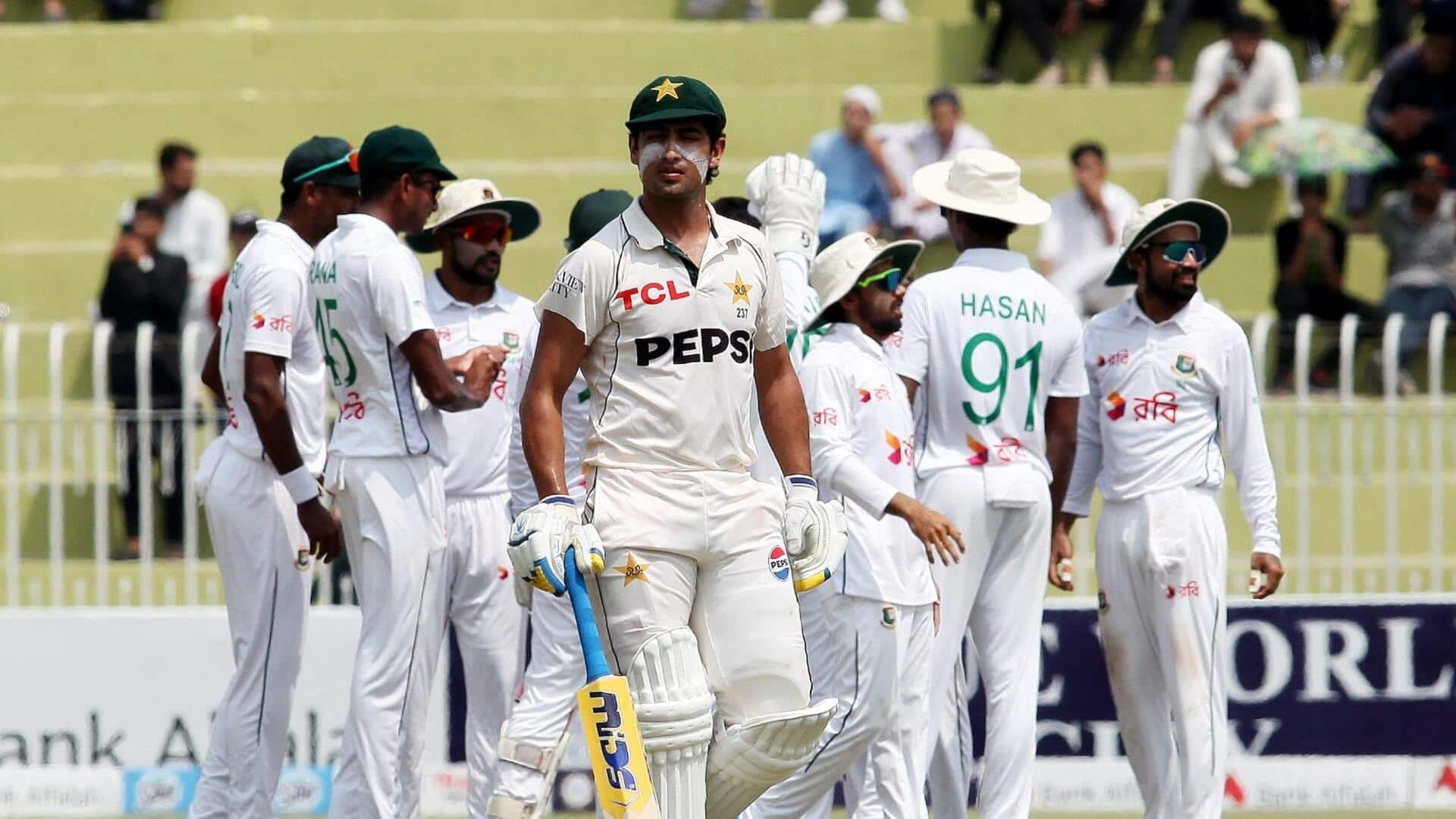 Bangladesh register their maiden Test win over Pakistan: Stats