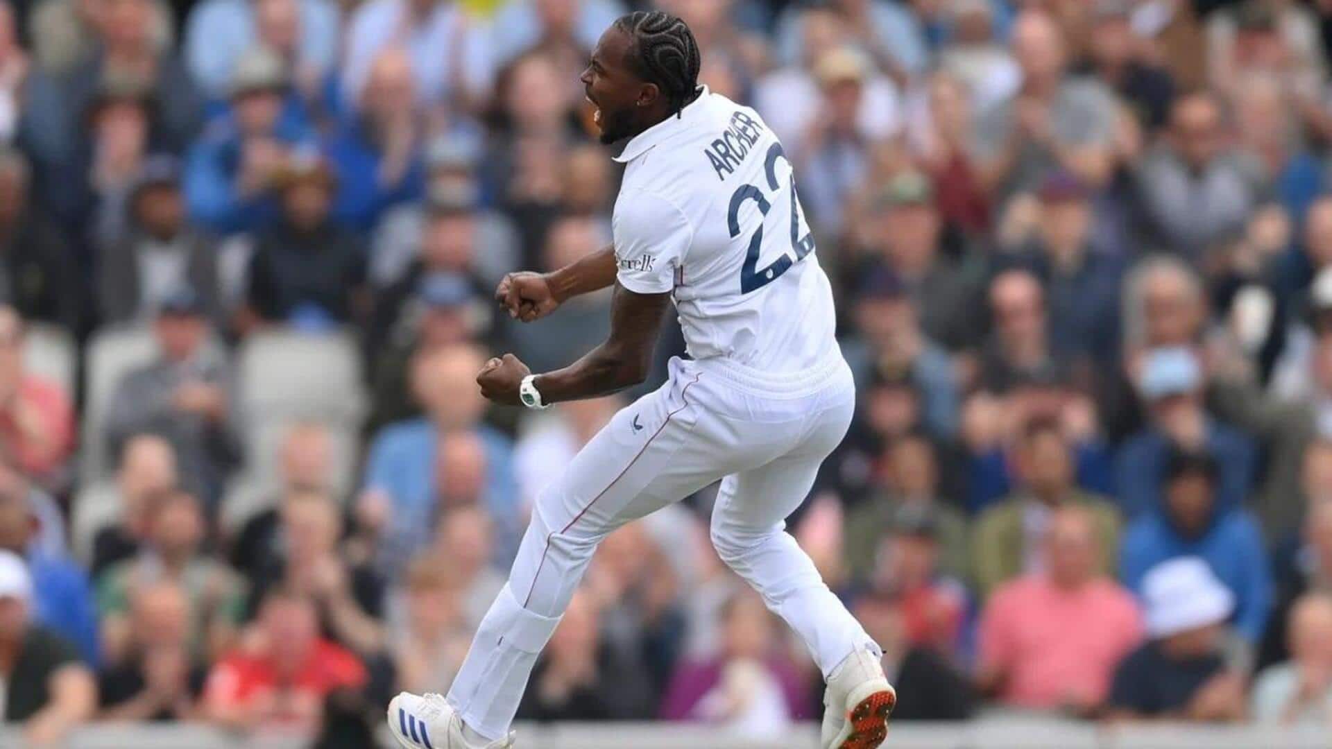 Jofra Archer picks three-fer against India, completes 50 Test wickets Jofra Archer picks three-fer against India, completes 50 Test wickets