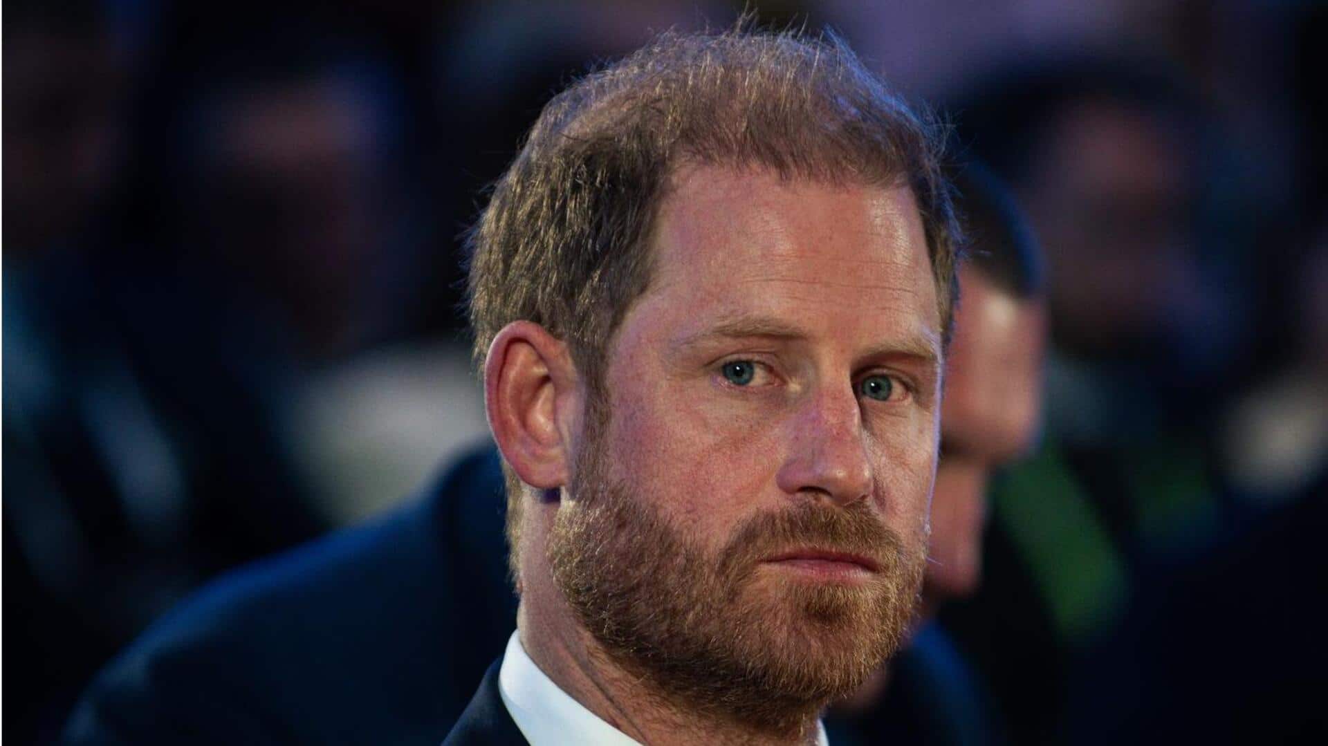 Prince Harry reacts to being called 'not a working royal'