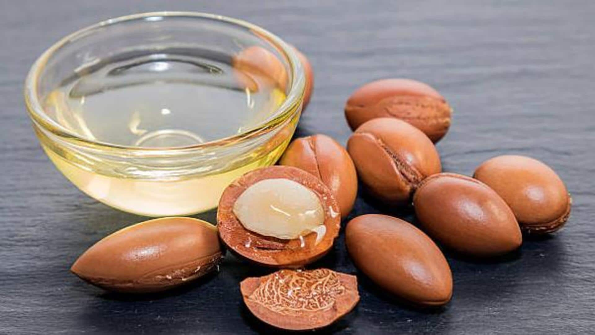 Nourishing dry hair with argan oil