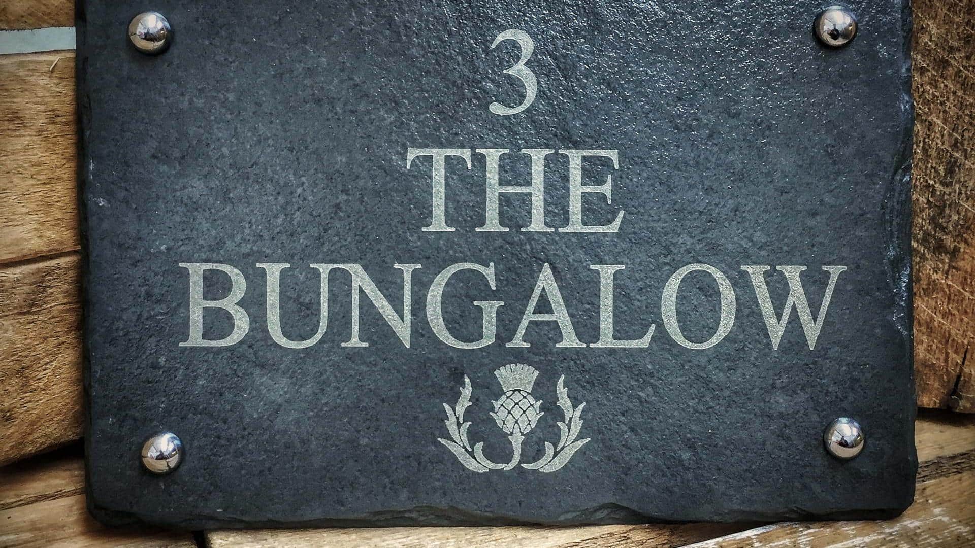 These slate nameplate styles are perfect for your doorstep