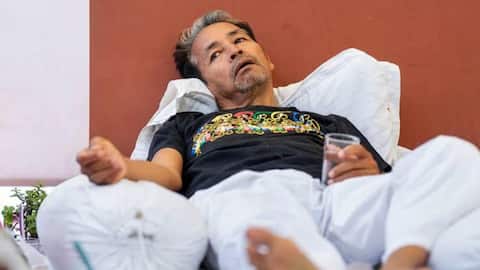 JP Nadda, Jitendra Singh meet Sonam Wangchuk at Medanta Hospital 
