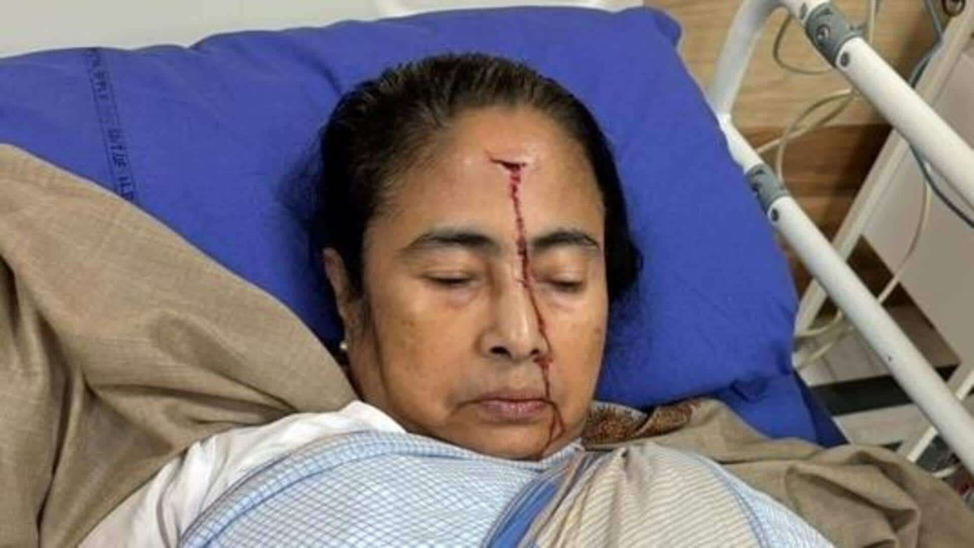 West Bengal CM Mamata Banerjee suffers "major injury"; hospitalized