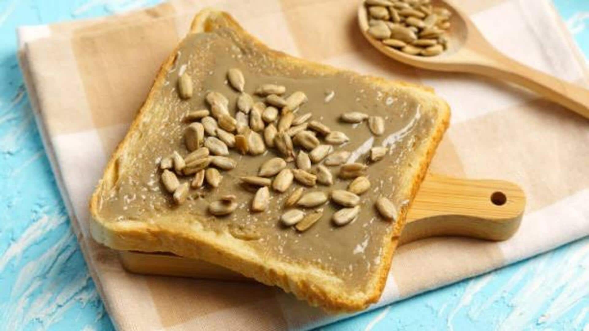 Quick and nutritious: Sunflower seed butter toasts Quick and nutritious: Sunflower seed butter toasts
