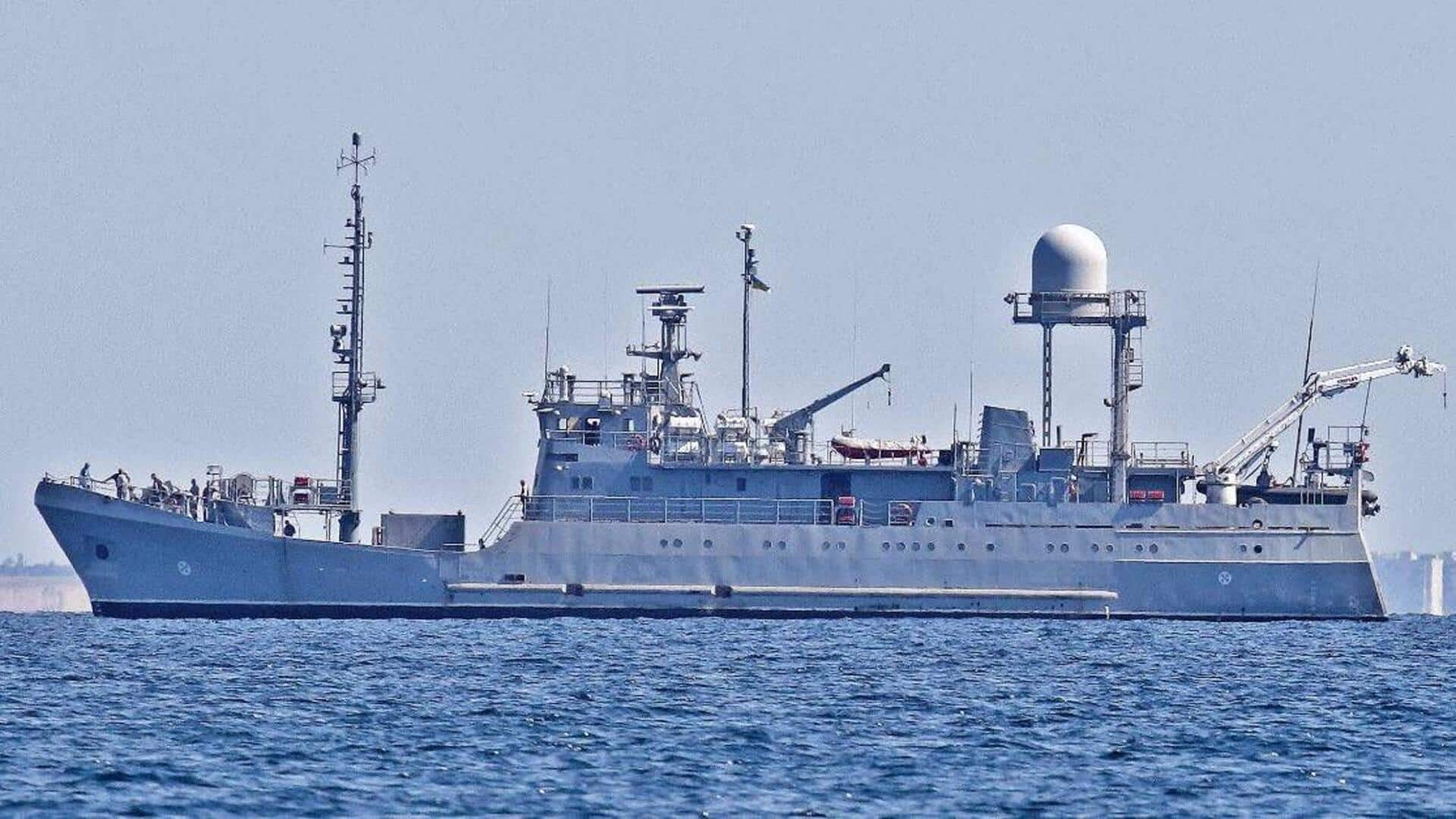 Video: Russian drone strike sinks Ukraine's 'largest' naval ship Video: Russian drone strike sinks Ukraine's 'largest' naval ship