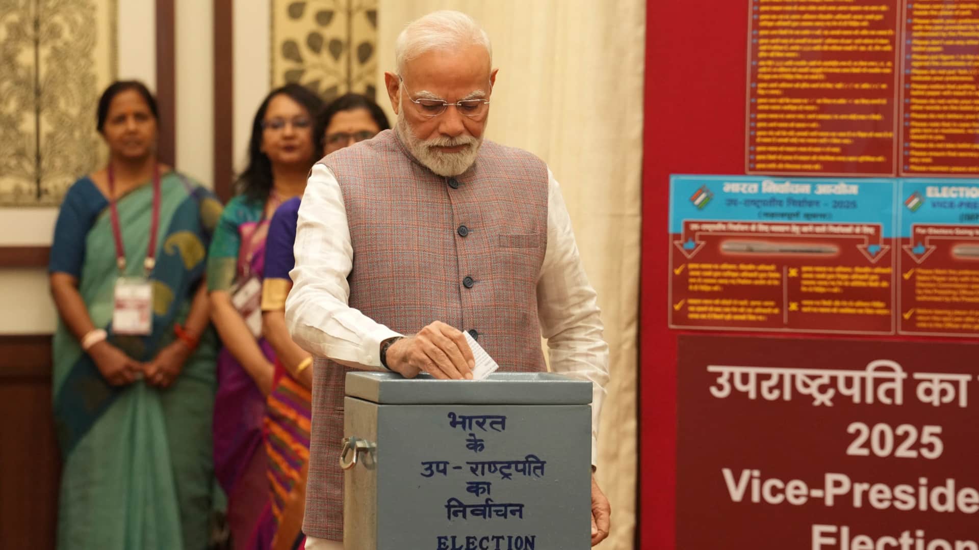 Voting for new Vice President begins, results later tonight