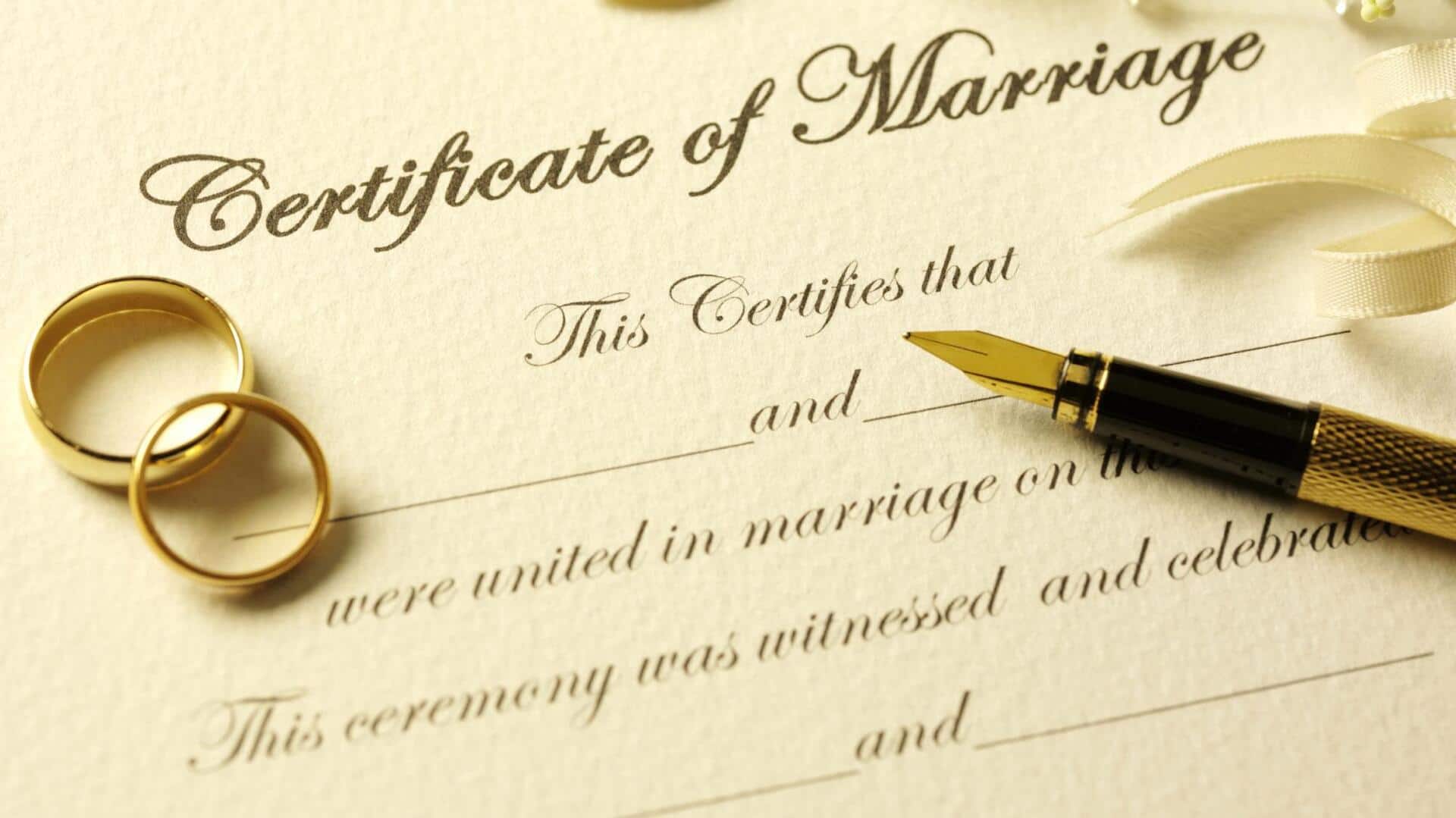 If applying for a marriage certificate, read this