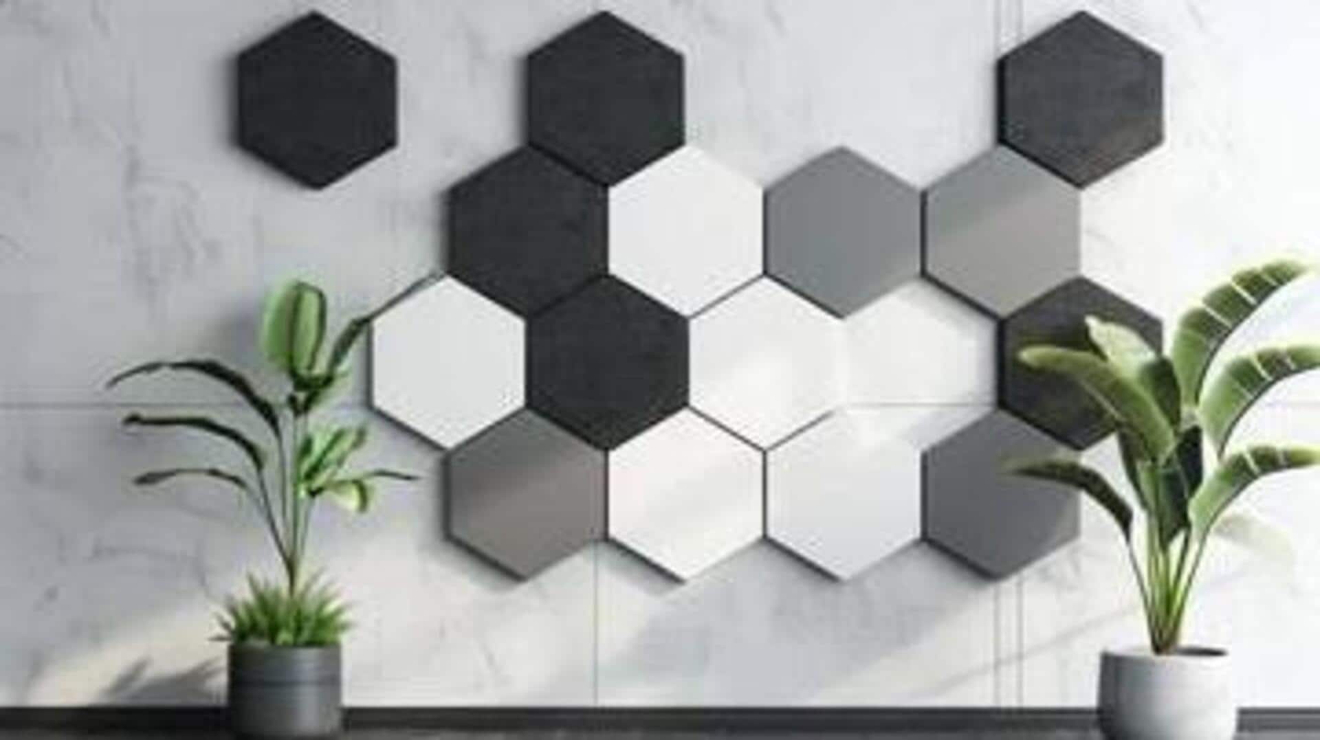 Hexagon decor is the stylish trend to know! 