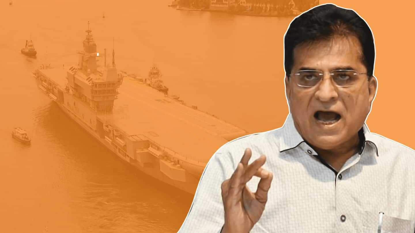 INS Vikrant case: FIR against BJP leader Kirit Somaiya, son