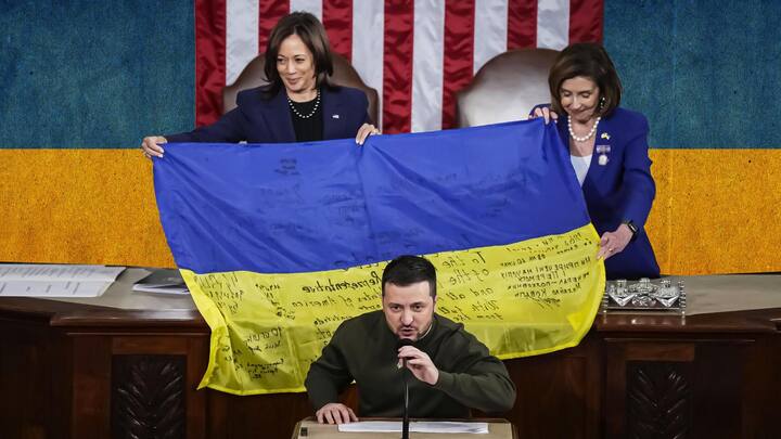 Ukraine 'alive and kicking': President Volodymyr Zelenskyy tells US Congress