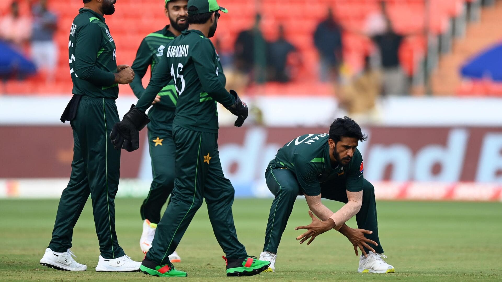 Pakistan's Hasan Ali takes his maiden four-fer in World Cup