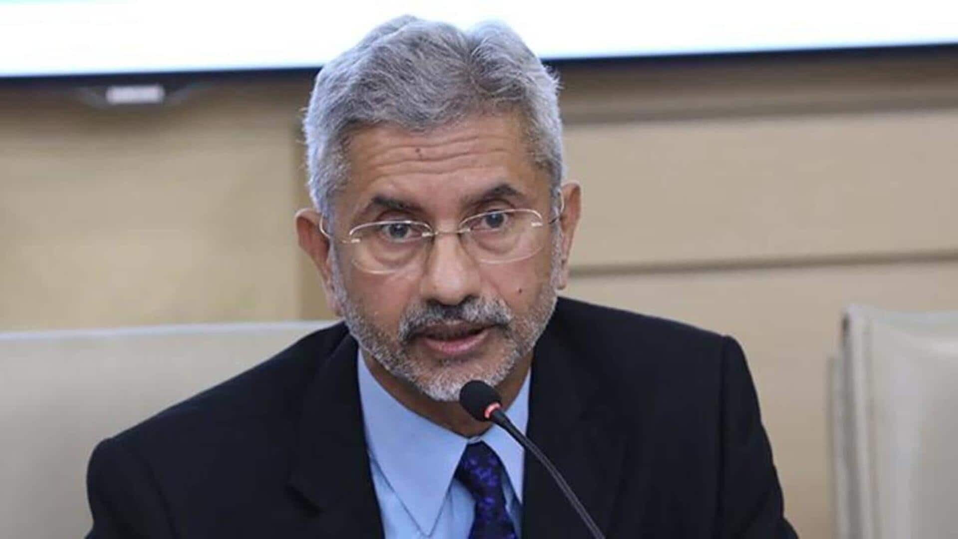 India seeks ties 'free of terrorism' with Pakistan: Jaishankar