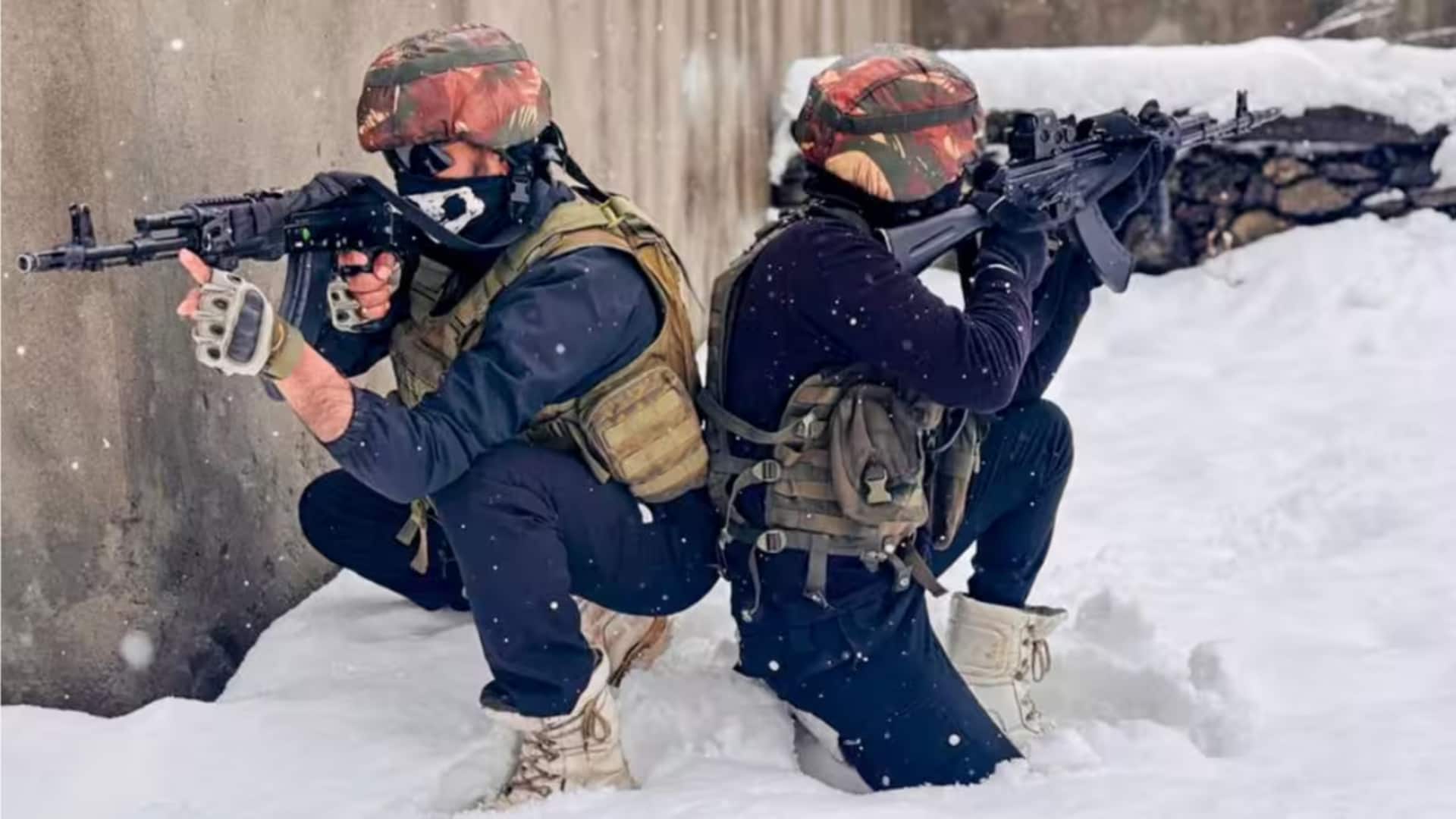 Anti-terror operations against Jaish terrorists underway in J&K