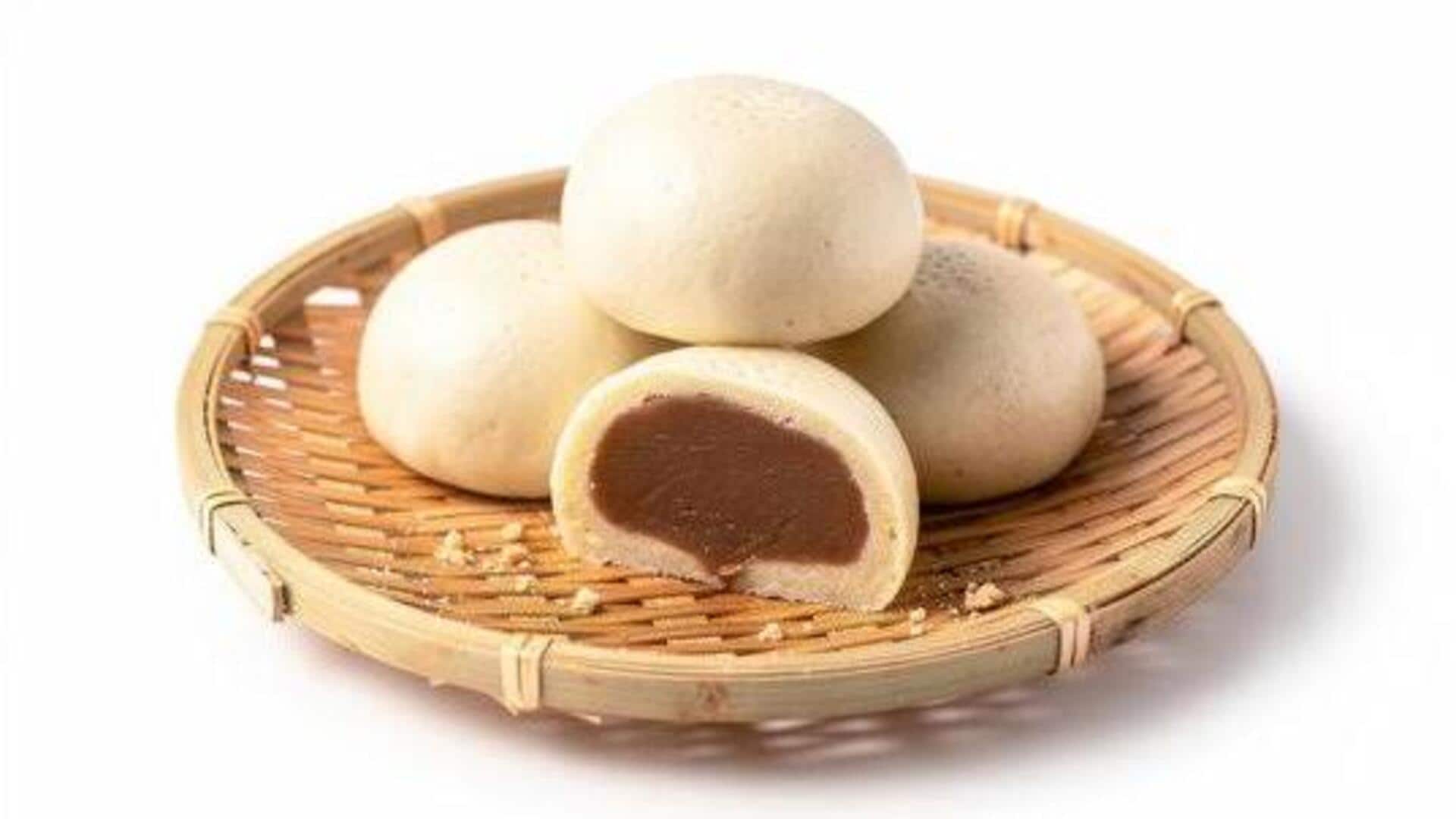 Manju: A Japanese sweet with a soft filling