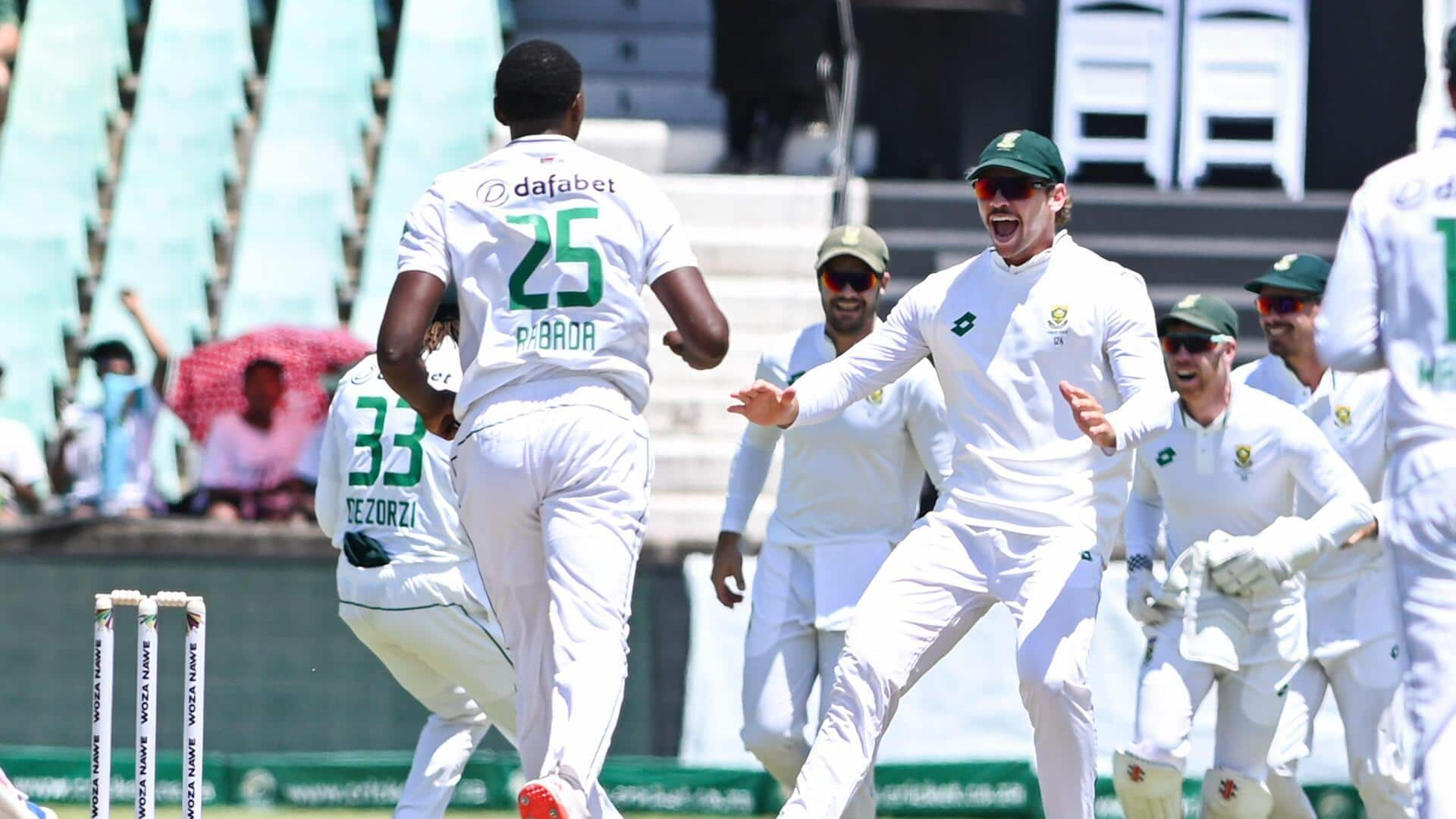 Rabada dismisses Karunaratne four successive times in 2-match Test series