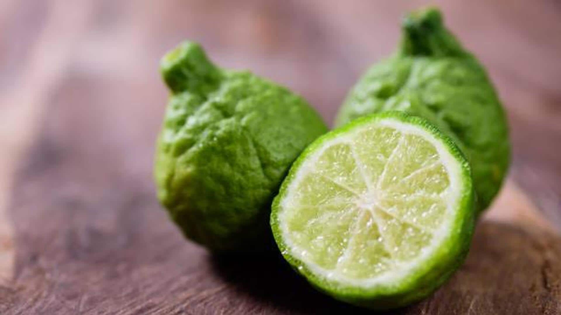 Enhancing morning shower with kaffir lime oil