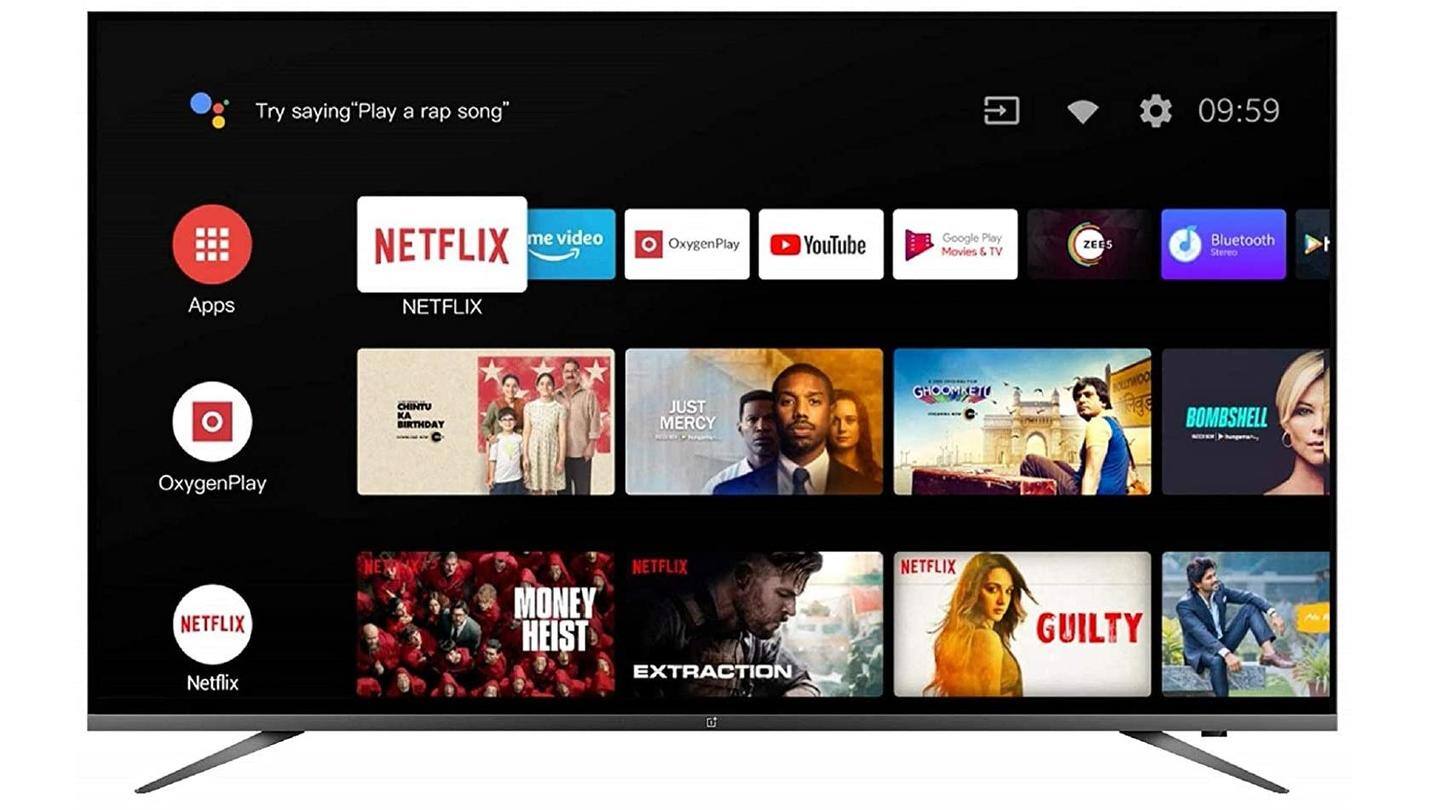 The TVs will boot Android TV 10 OS The TVs will boot Android TV 10 OS