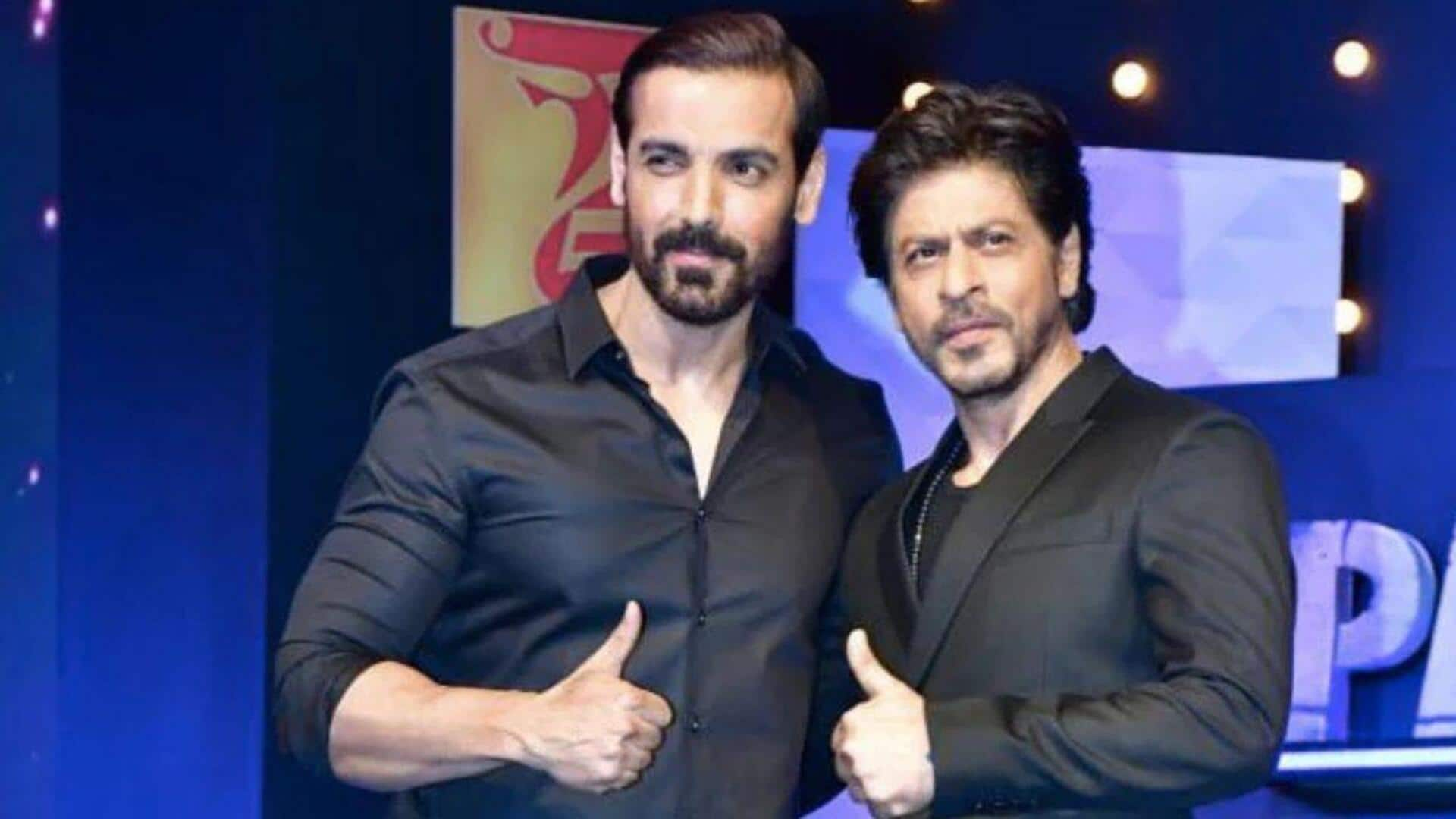 John Abraham reveals Shah Rukh Khan gave him 'best kiss'