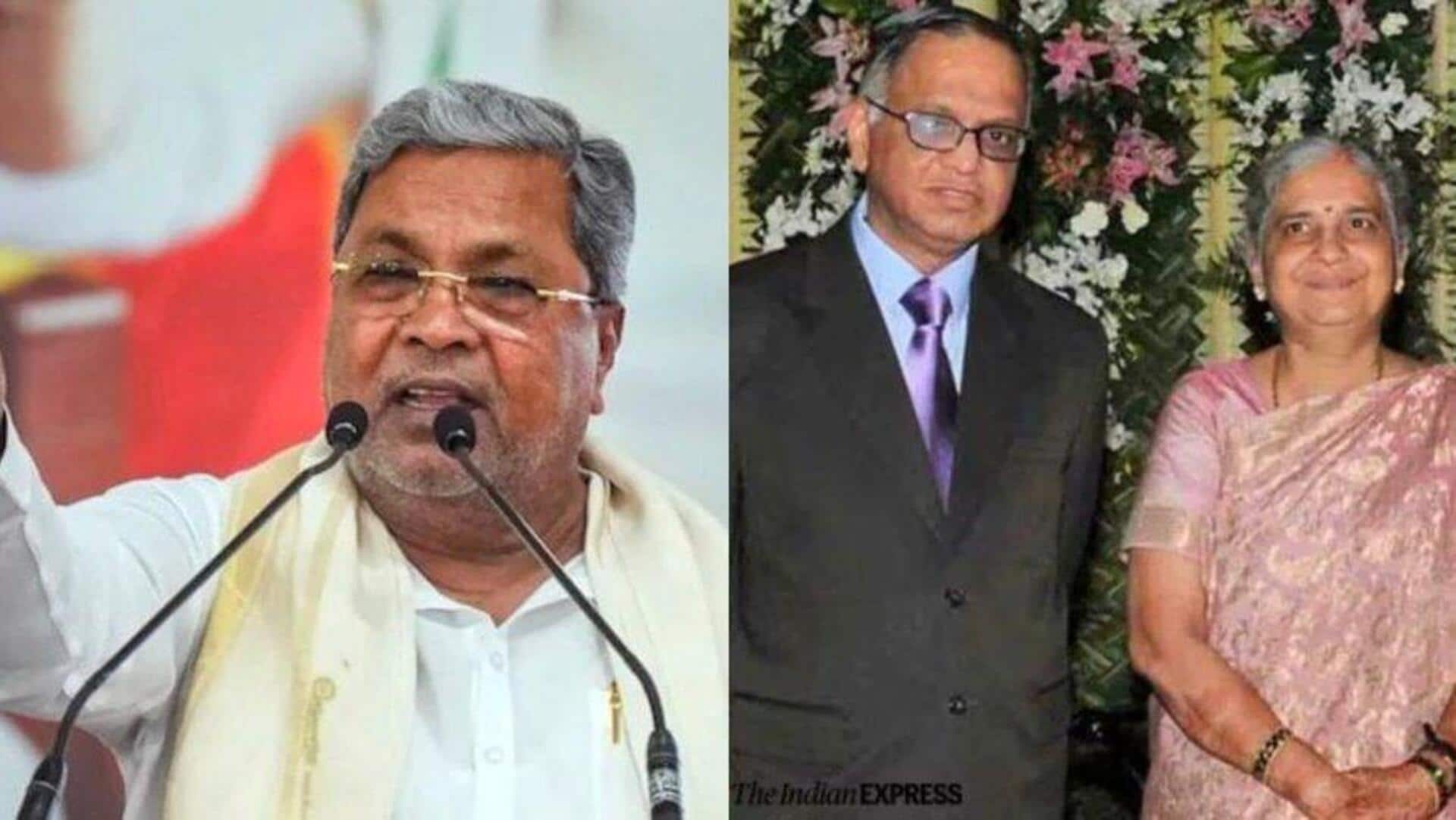 'They know everything because they're Infosys?' Siddaramaiah slams Murthys 'They know everything because they're Infosys?' Siddaramaiah slams Murthys