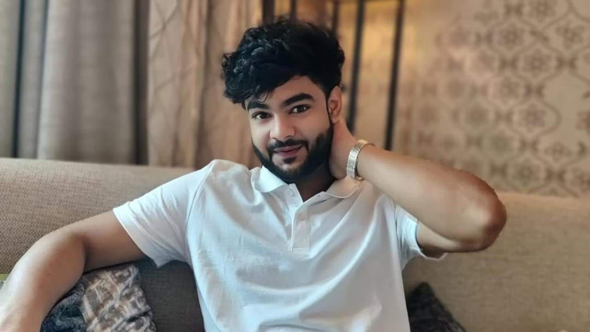 'Saiyaara' actor Alam Khan wraps up 'Party Animals' shoot